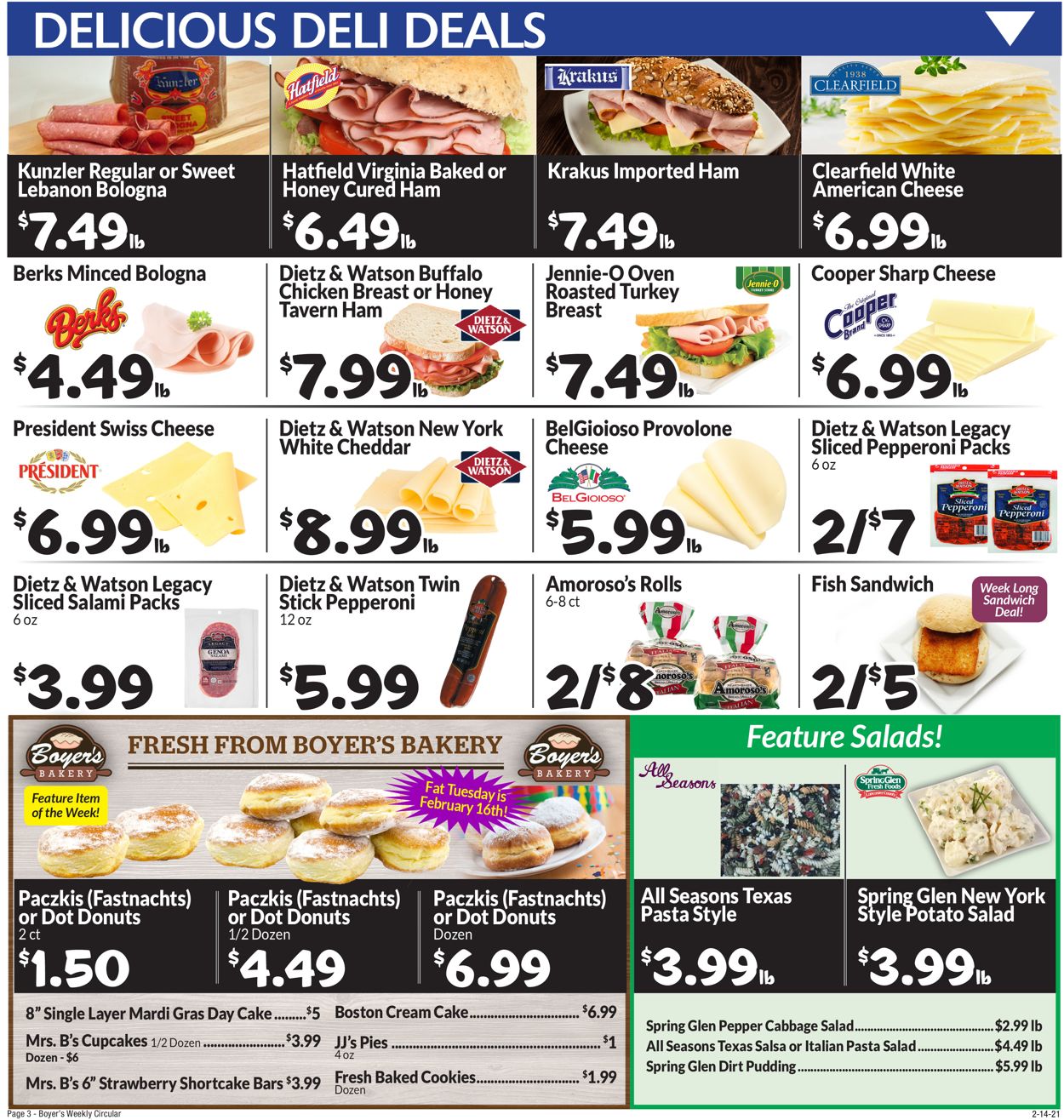 Boyer's Food Markets Weekly Ad Circular - valid 02/14-02/20/2021 (Page 5)
