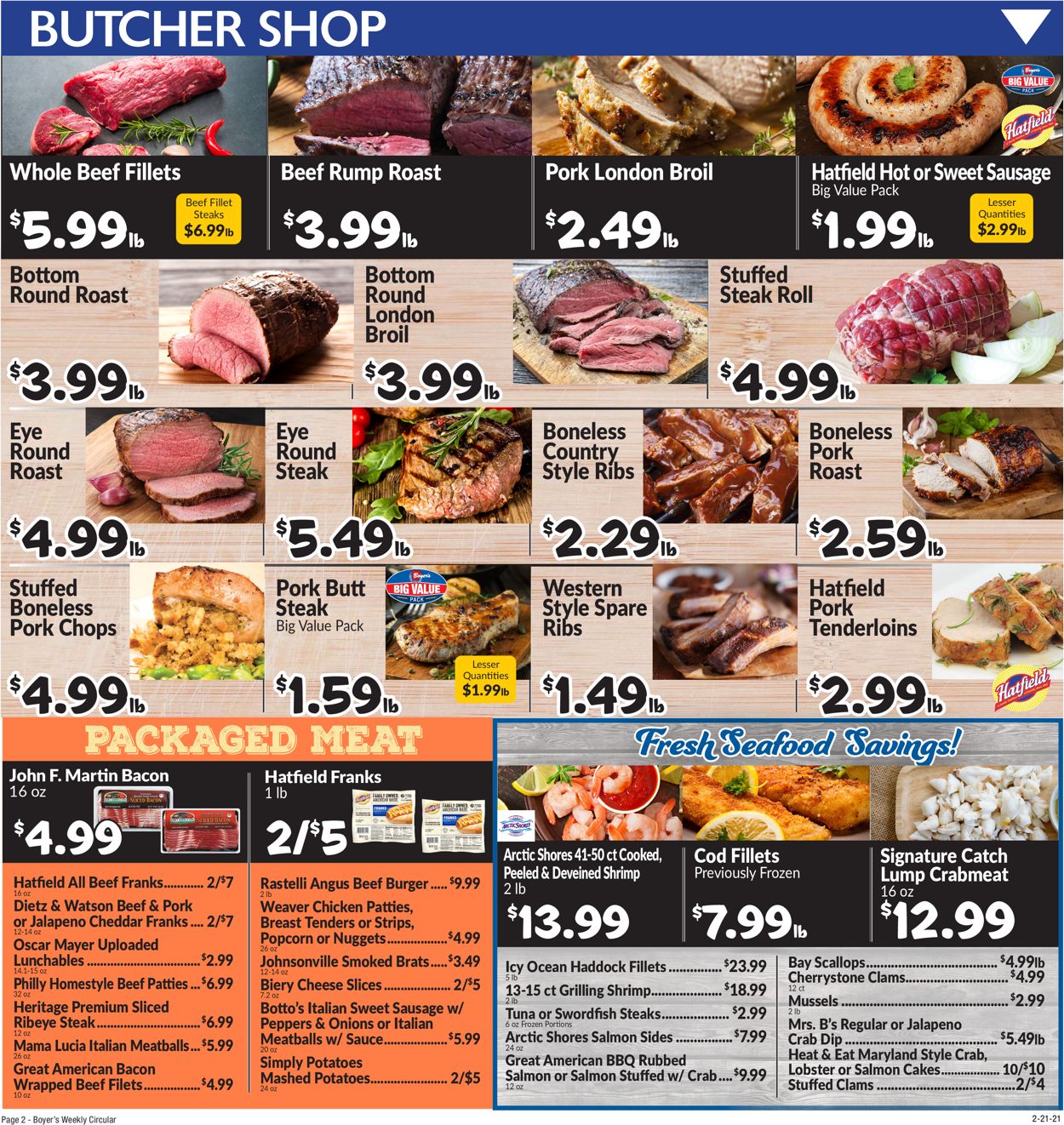 Boyer's Food Markets Weekly Ad Circular - valid 02/21-02/27/2021 (Page 4)