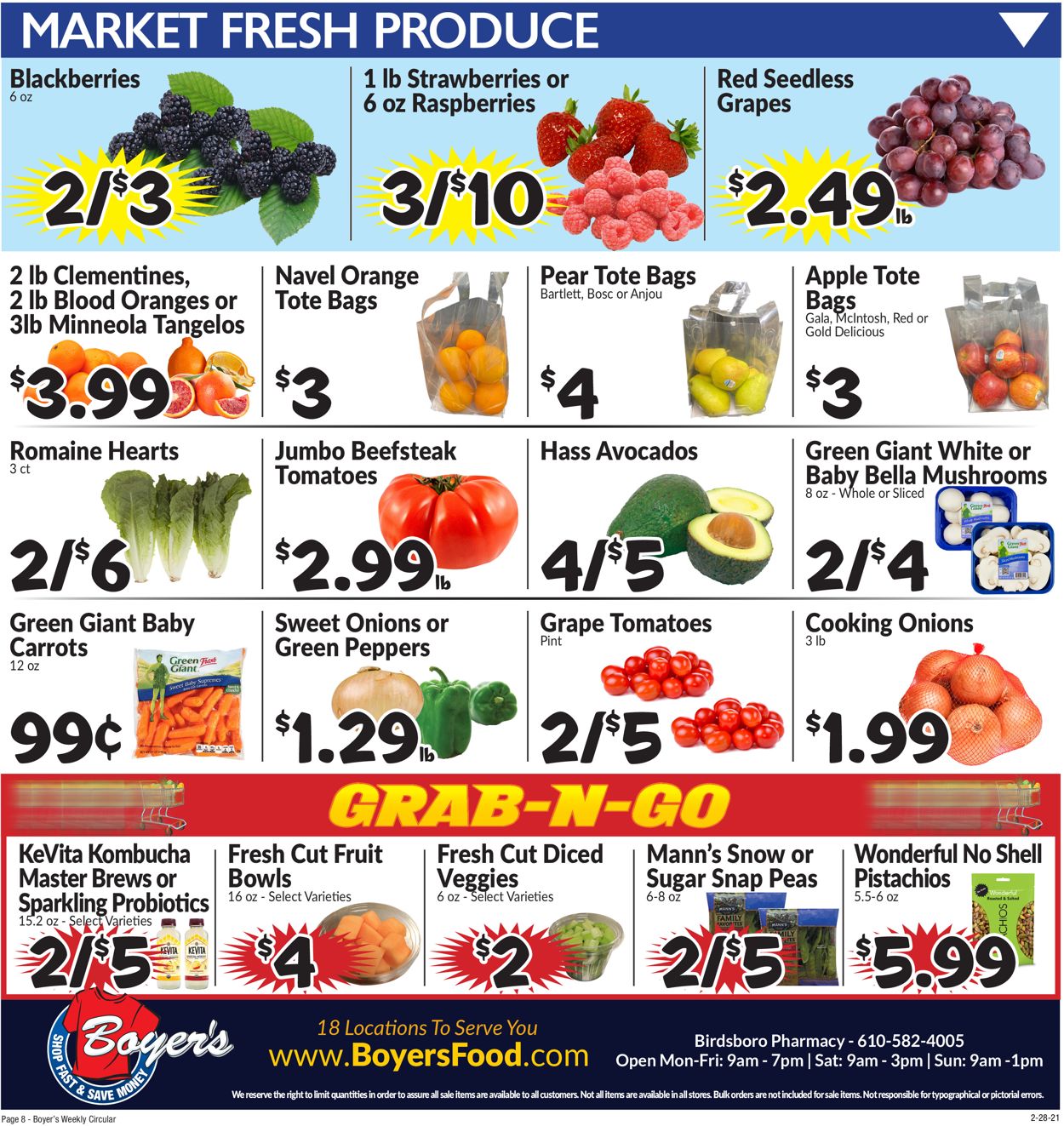 Boyer's Food Markets Weekly Ad Circular - valid 02/28-03/06/2021 (Page 11)