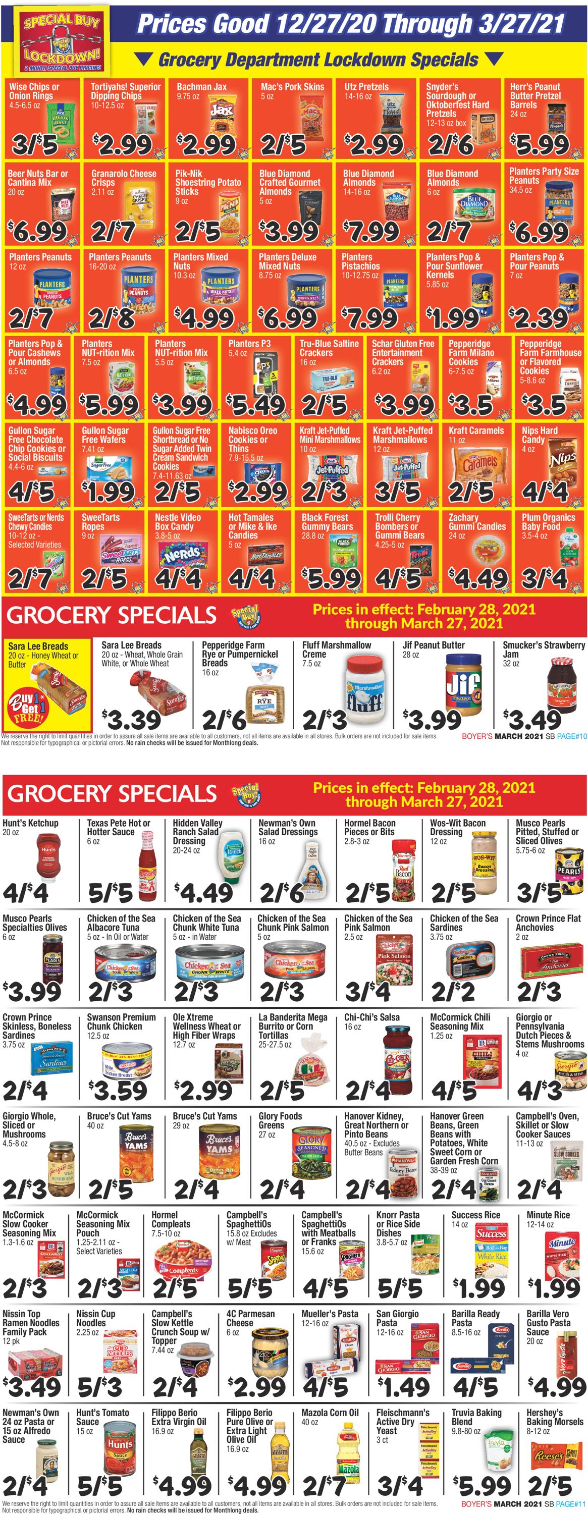 Boyer's Food Markets Weekly Ad Circular - valid 12/27-03/27/2021 (Page 6)