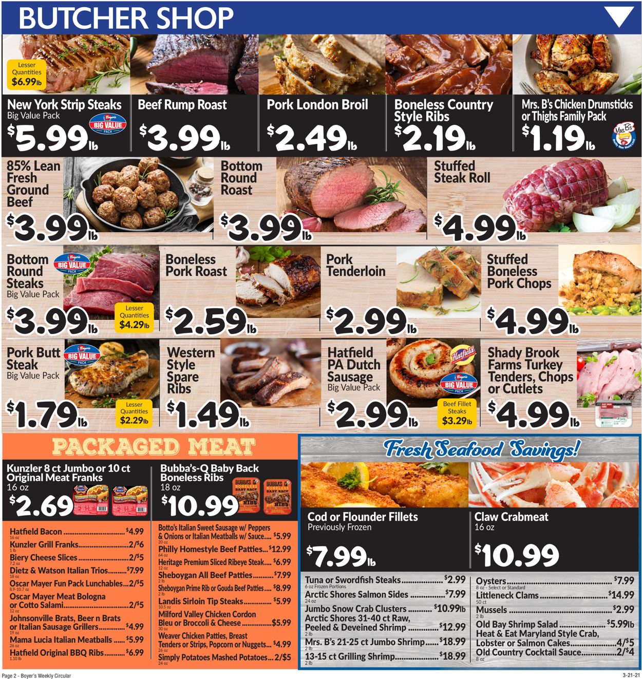 Boyer's Food Markets Weekly Ad Circular - valid 03/21-03/27/2021 (Page 4)