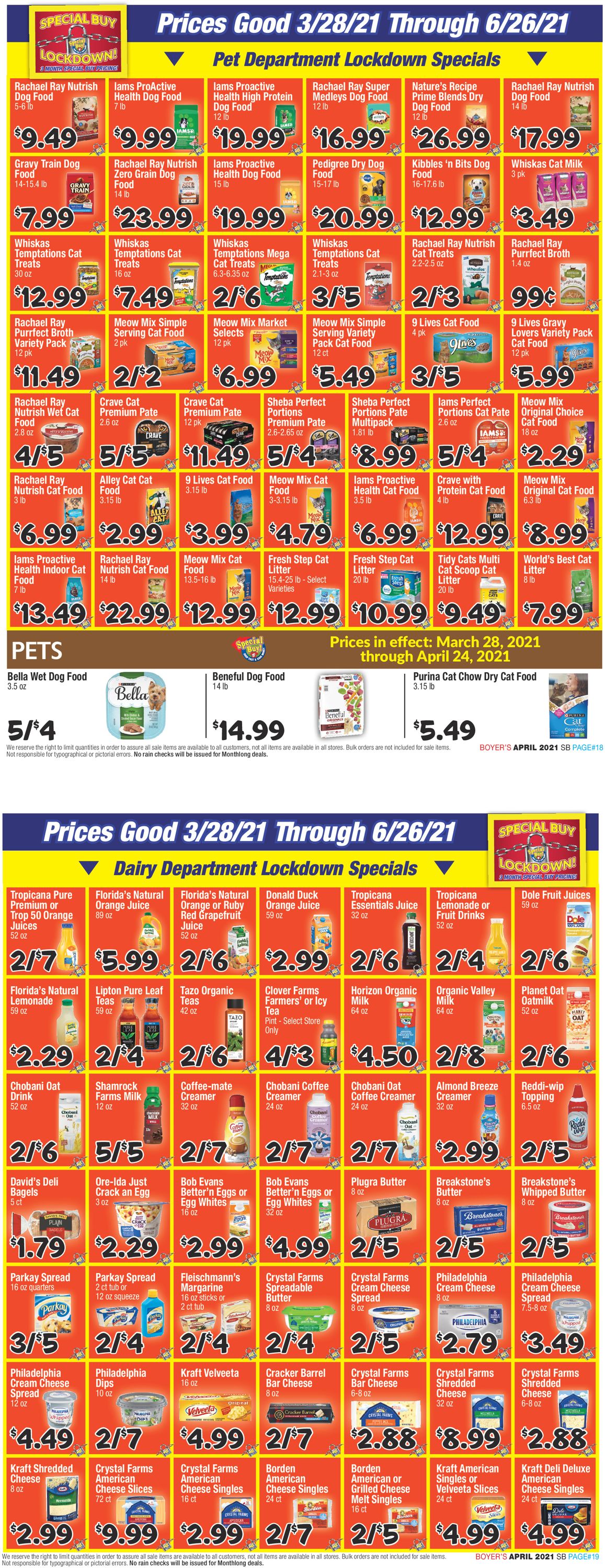 Boyer's Food Markets Weekly Ad Circular - valid 03/28-06/26/2021 (Page 10)
