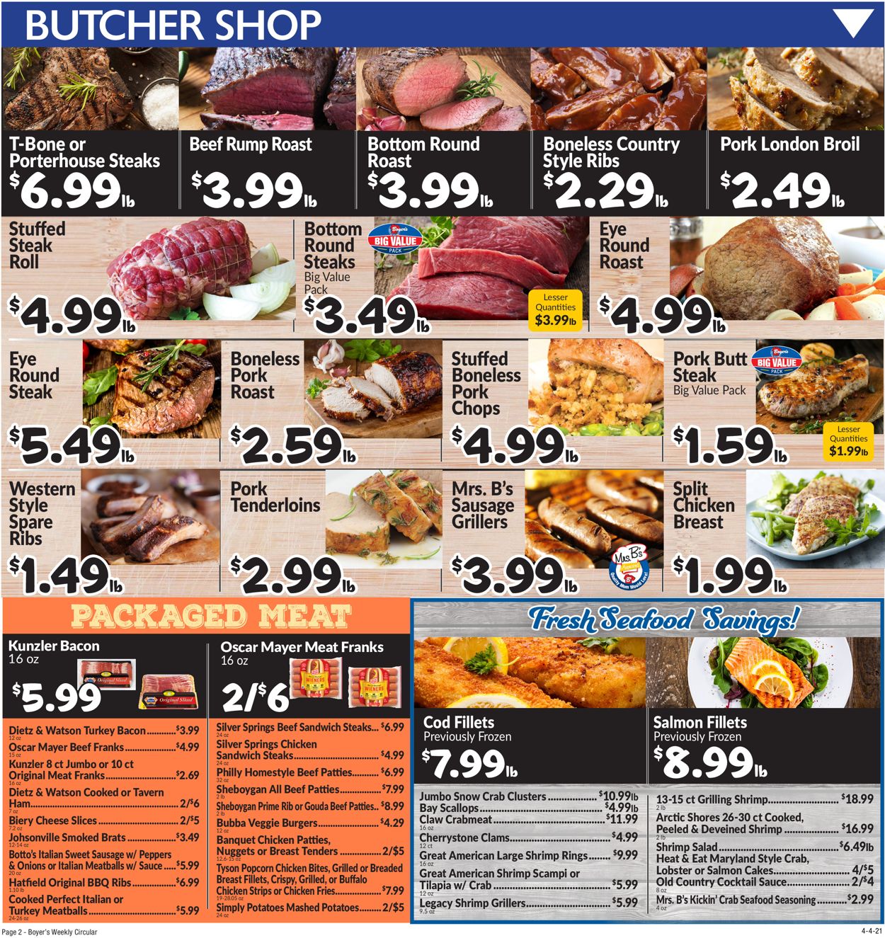 Boyer's Food Markets Weekly Ad Circular - valid 04/04-04/10/2021 (Page 4)