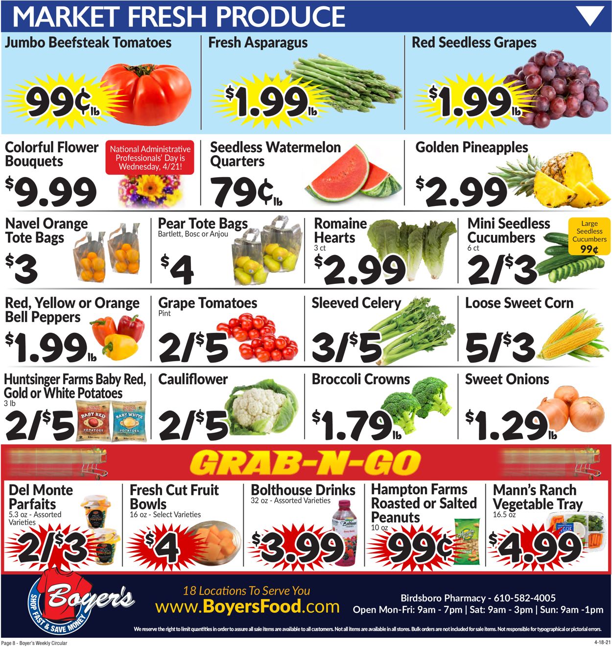 Boyer's Food Markets Weekly Ad Circular - valid 04/18-04/24/2021 (Page 11)