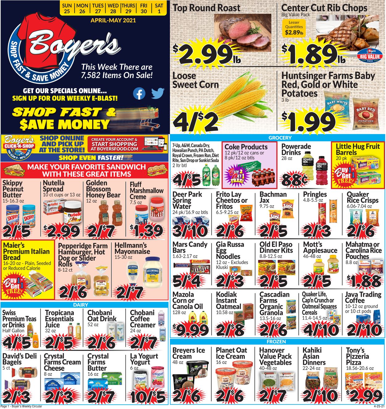 Boyer's Food Markets Weekly Ad Circular - valid 04/25-05/01/2021 (Page 3)