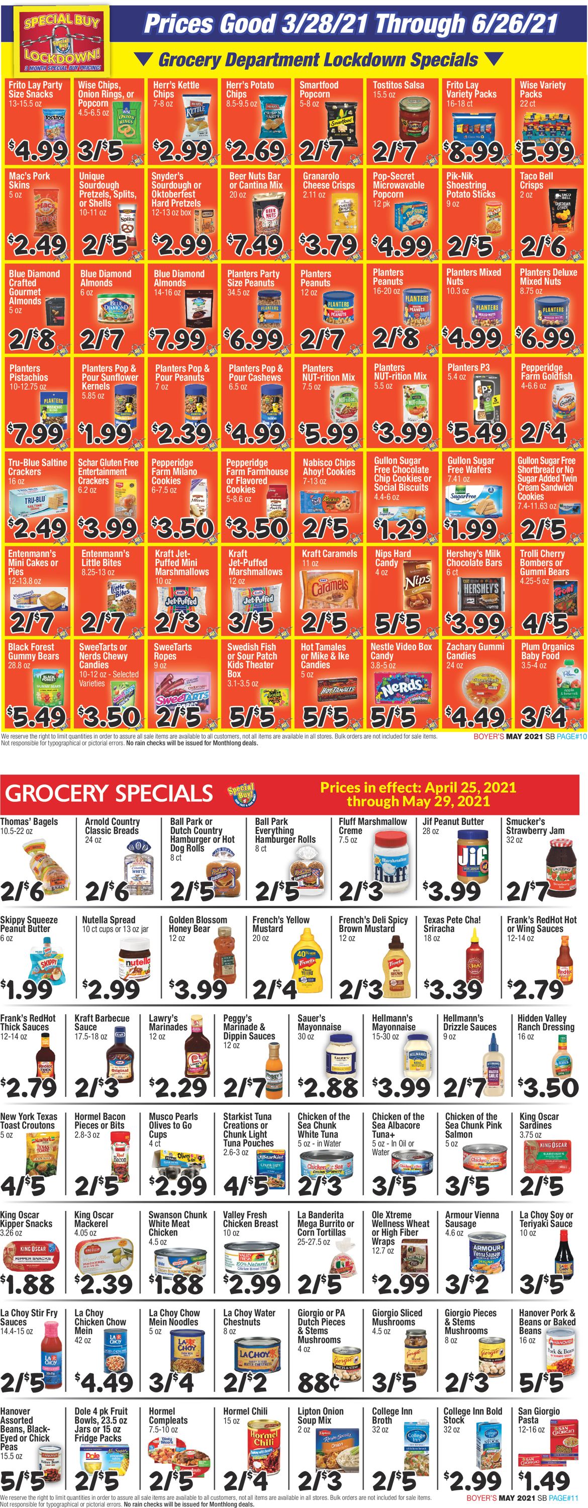 Boyer's Food Markets Weekly Ad Circular - valid 04/25-05/22/2021 (Page 6)