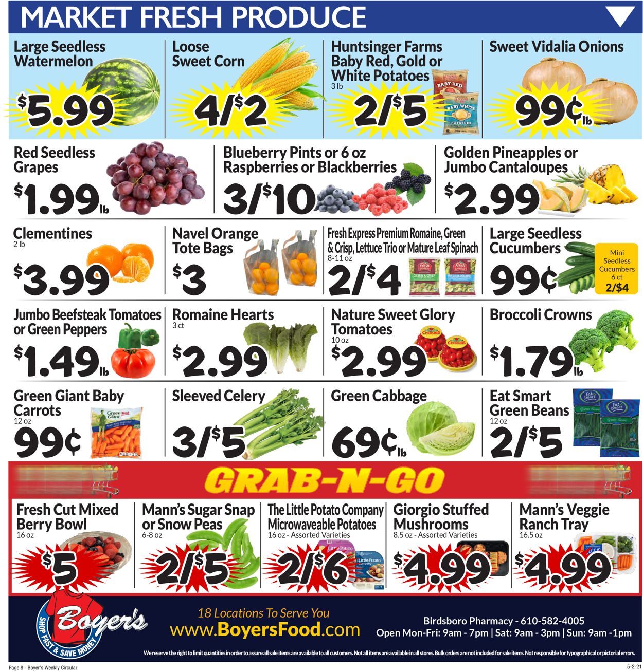 Boyer's Food Markets Weekly Ad Circular - valid 05/02-05/08/2021 (Page 11)