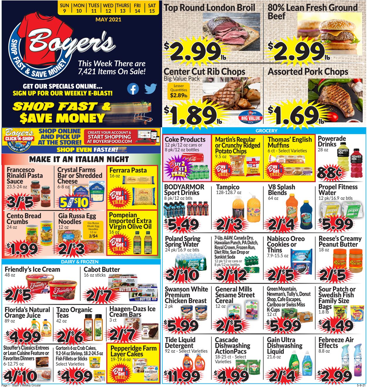 Boyer's Food Markets Weekly Ad Circular - valid 05/09-05/15/2021 (Page 3)