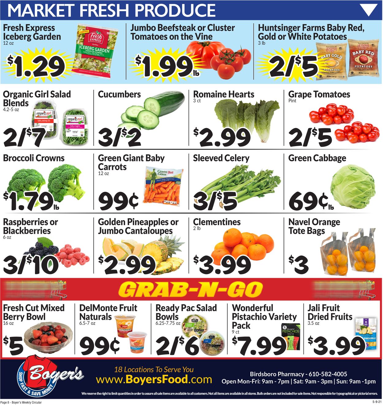 Boyer's Food Markets Weekly Ad Circular - valid 05/09-05/15/2021 (Page 11)