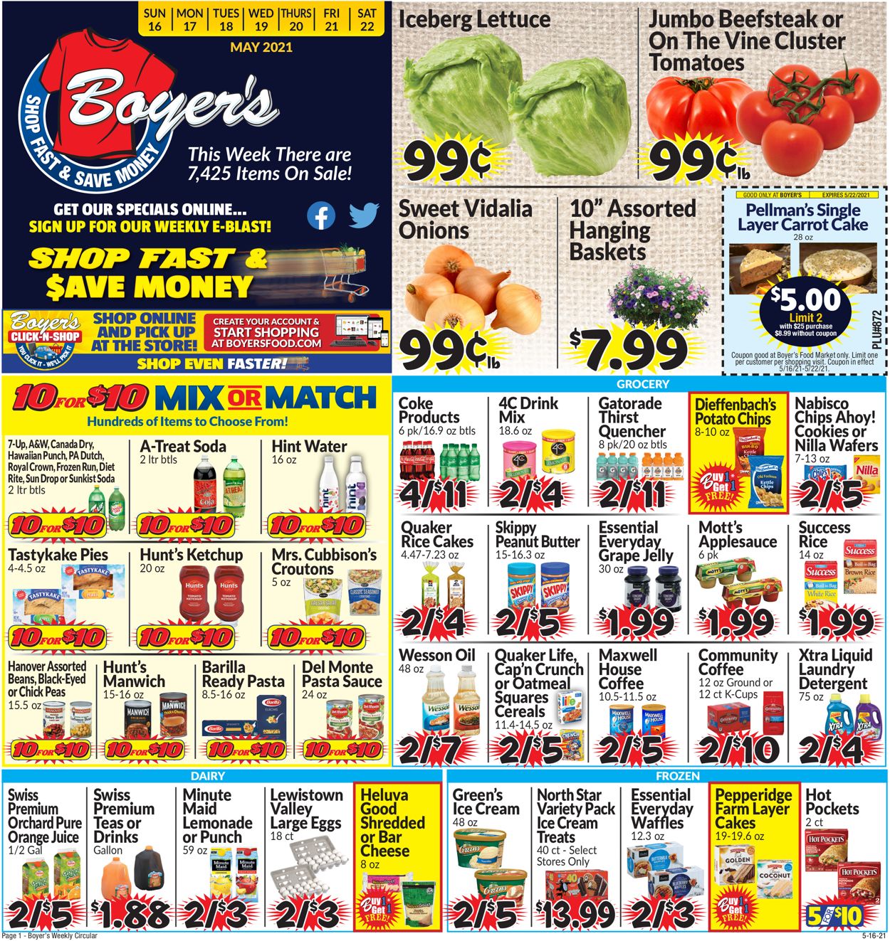 Boyer's Food Markets Weekly Ad Circular - valid 05/16-05/22/2021 (Page 3)