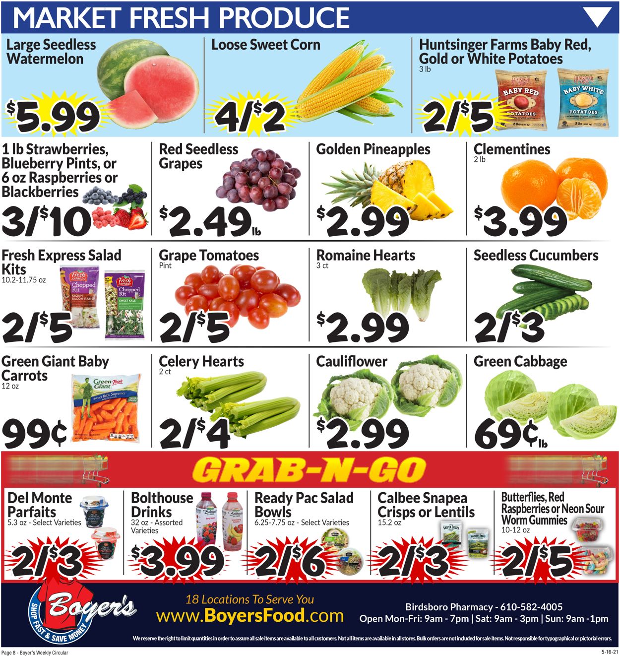 Boyer's Food Markets Weekly Ad Circular - valid 05/16-05/22/2021 (Page 11)