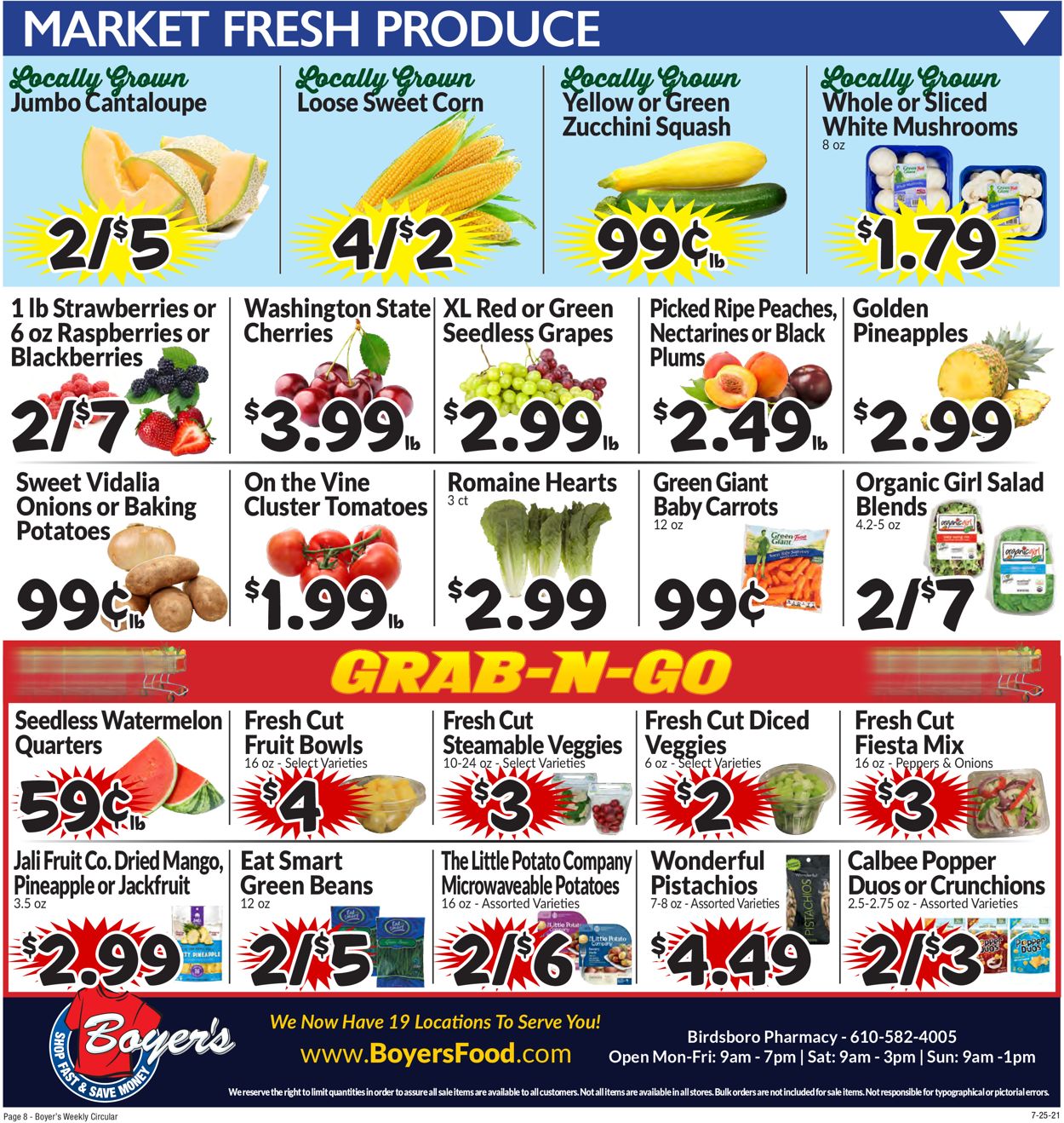 Boyer's Food Markets Weekly Ad Circular - valid 07/25-07/31/2021 (Page 11)