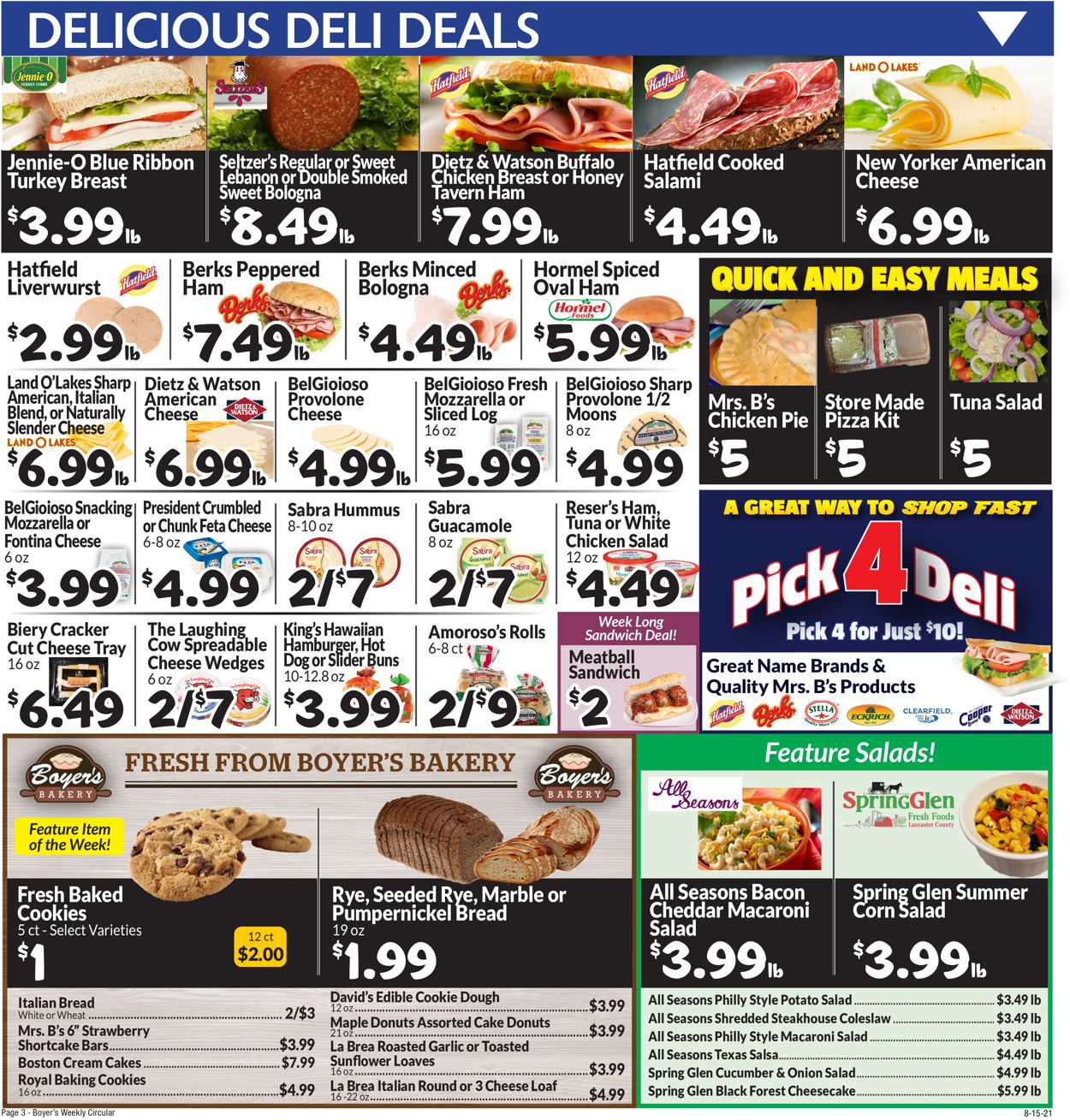 Boyer's Food Markets Weekly Ad Circular - valid 08/15-08/21/2021 (Page 5)