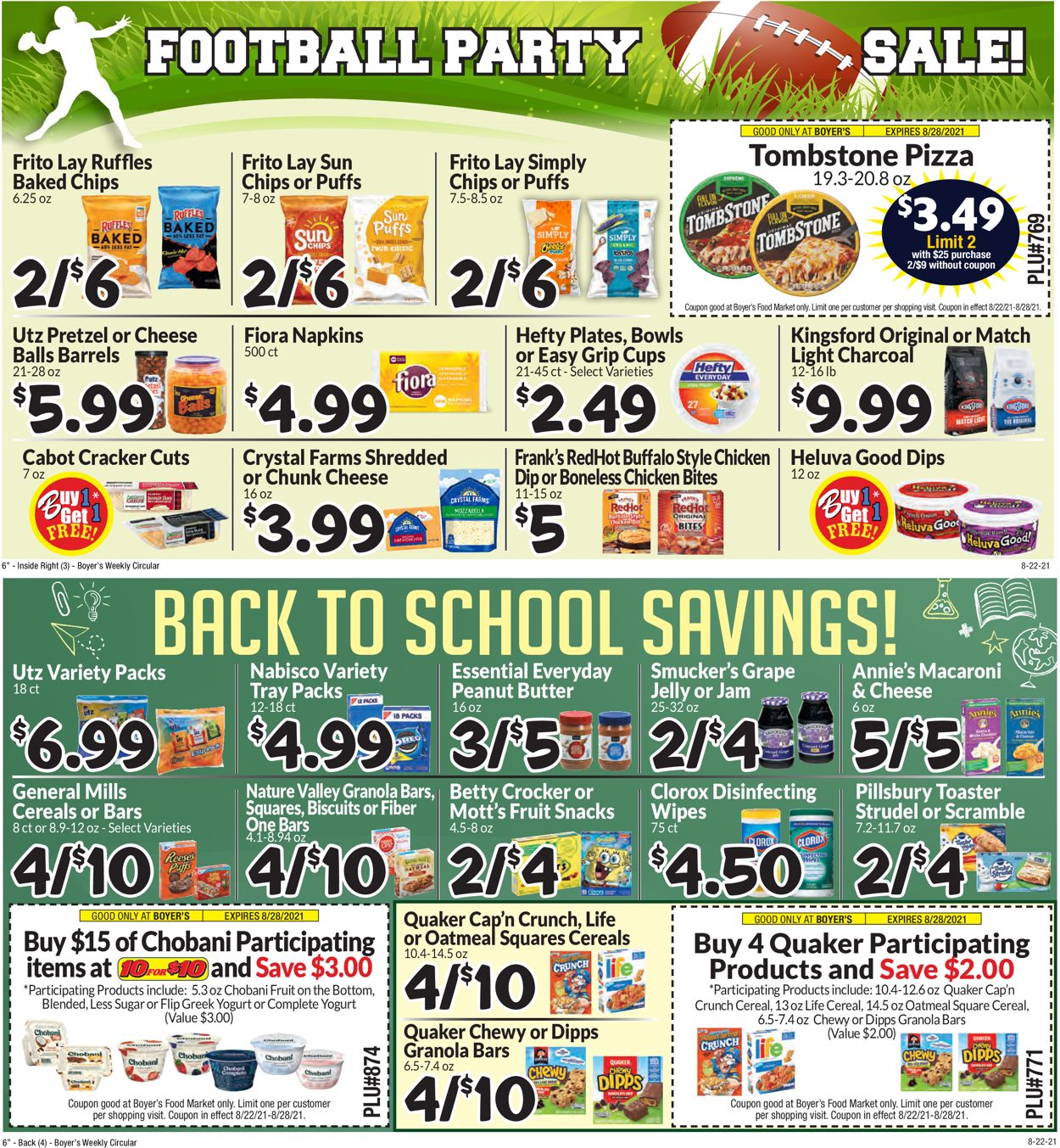 Boyer's Food Markets Weekly Ad Circular - valid 08/22-08/28/2021 (Page 2)