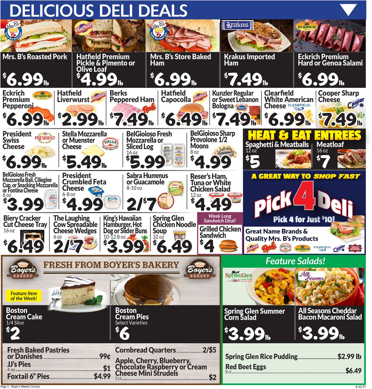 Boyer's Food Markets Weekly Ad Circular - valid 08/22-08/28/2021 (Page 5)