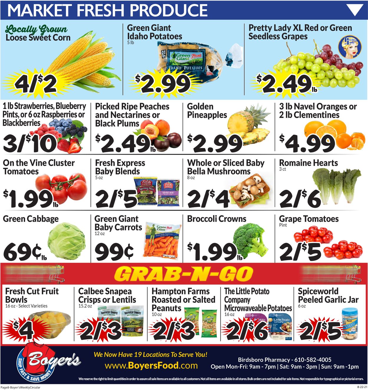 Boyer's Food Markets Weekly Ad Circular - valid 08/22-08/28/2021 (Page 11)