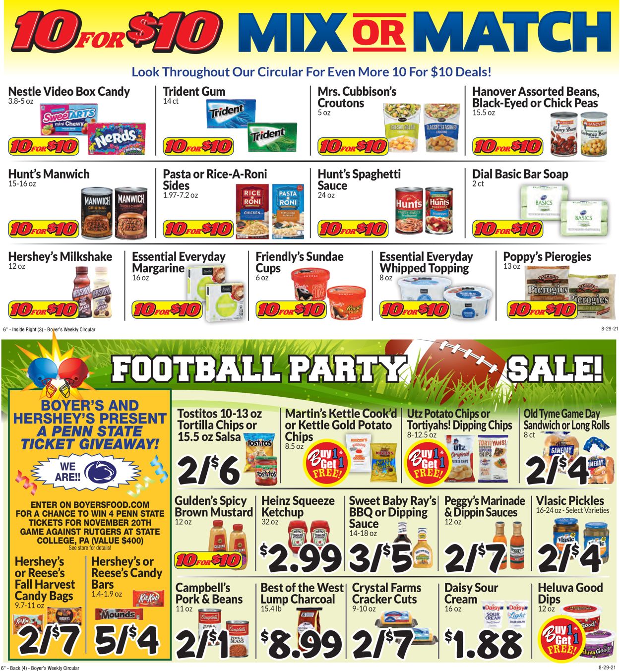 Boyer's Food Markets Weekly Ad Circular - valid 08/29-09/04/2021 (Page 4)