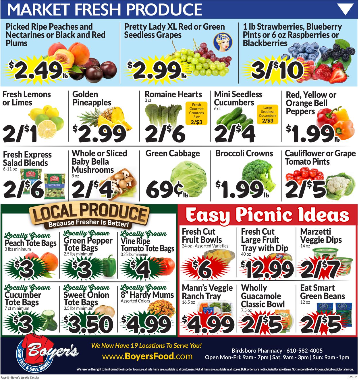 Boyer's Food Markets Weekly Ad Circular - valid 08/29-09/04/2021 (Page 13)