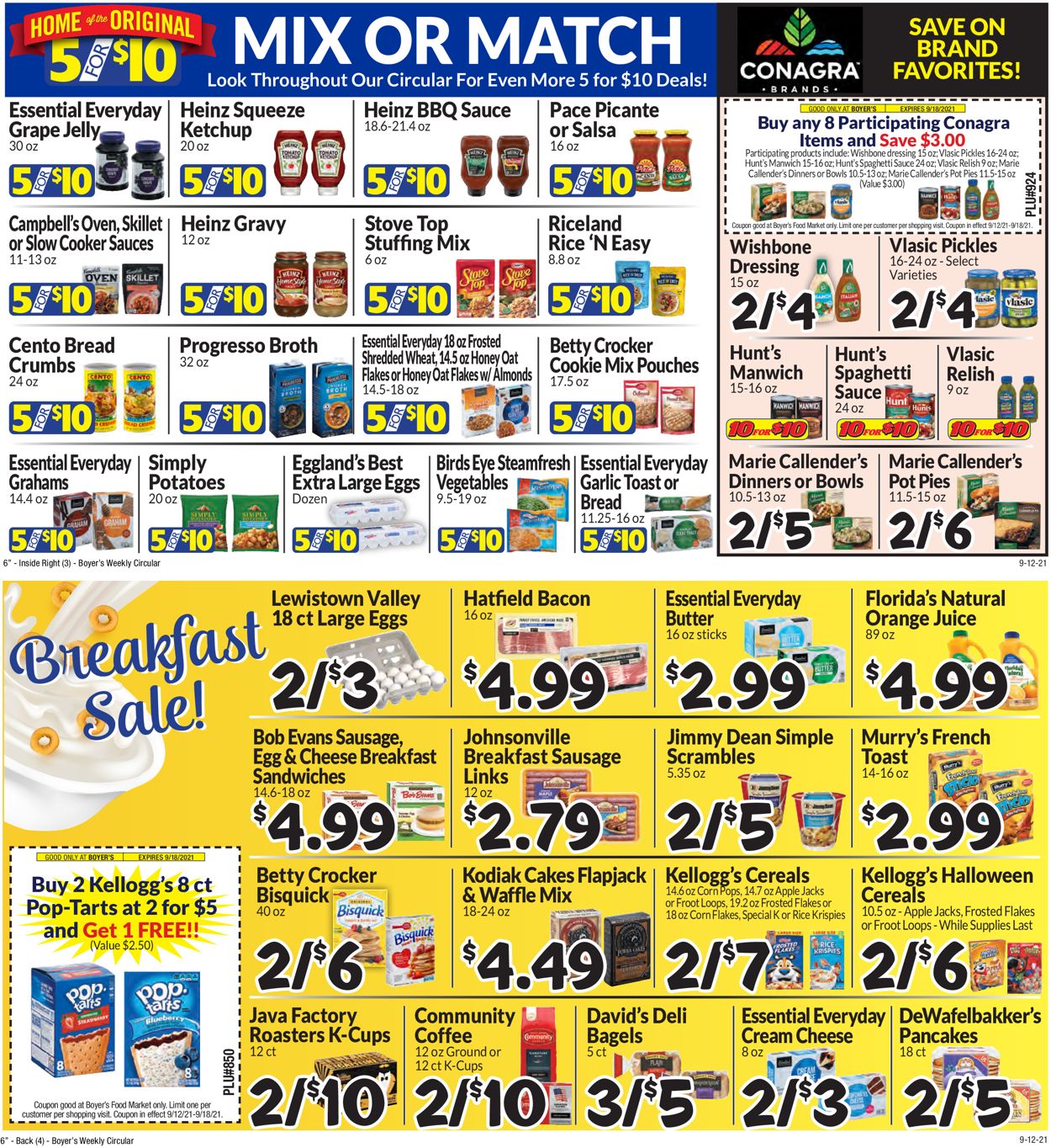 Boyer's Food Markets Weekly Ad Circular - valid 09/12-09/18/2021 (Page 2)
