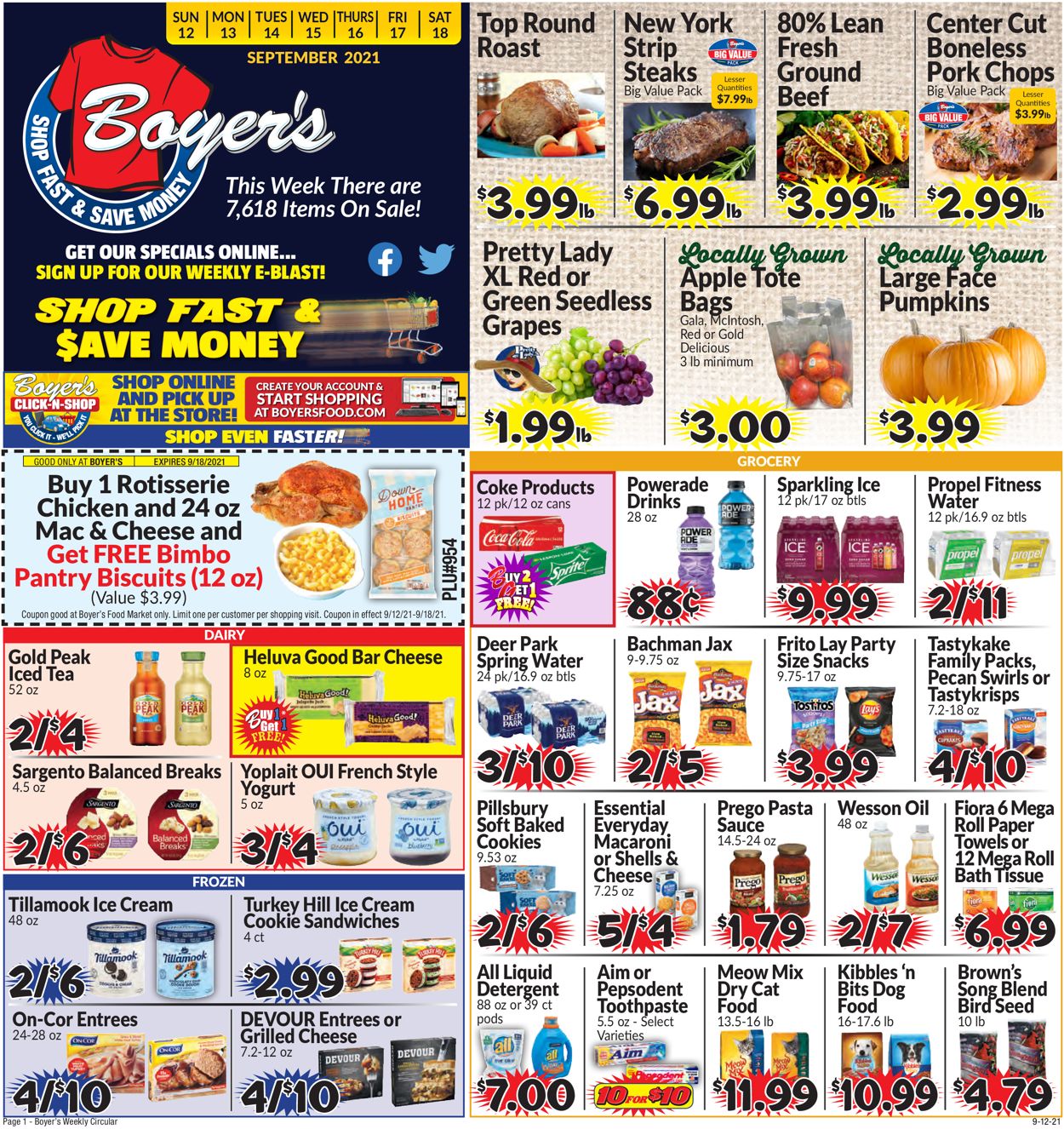 Boyer's Food Markets Weekly Ad Circular - valid 09/12-09/18/2021 (Page 3)