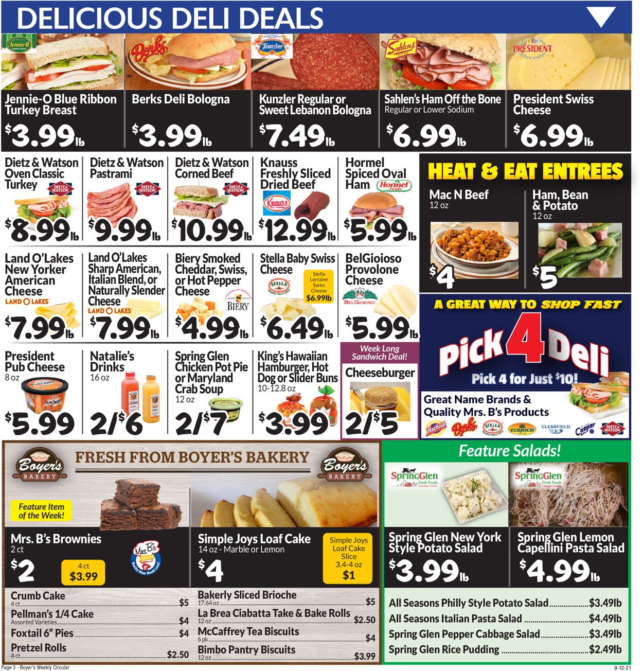Boyer's Food Markets Weekly Ad Circular - valid 09/12-09/18/2021 (Page 5)