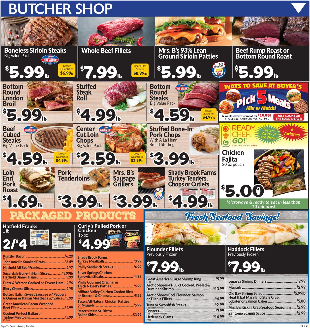 Boyer's Food Markets Weekly Ad Circular - valid 10/03-10/09/2021 (Page 4)
