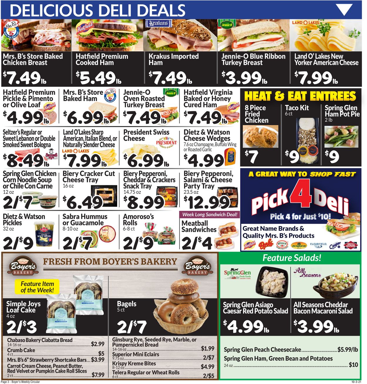 Boyer's Food Markets Weekly Ad Circular - valid 10/03-10/09/2021 (Page 5)