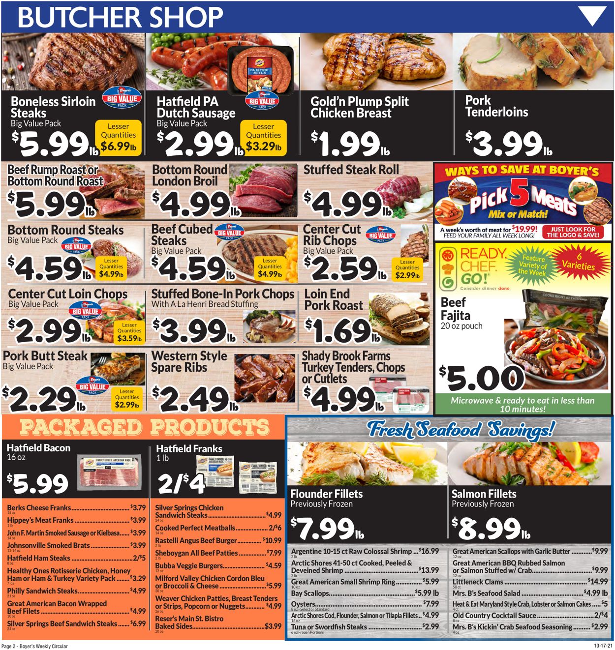 Boyer's Food Markets Weekly Ad Circular - valid 10/17-10/23/2021 (Page 4)