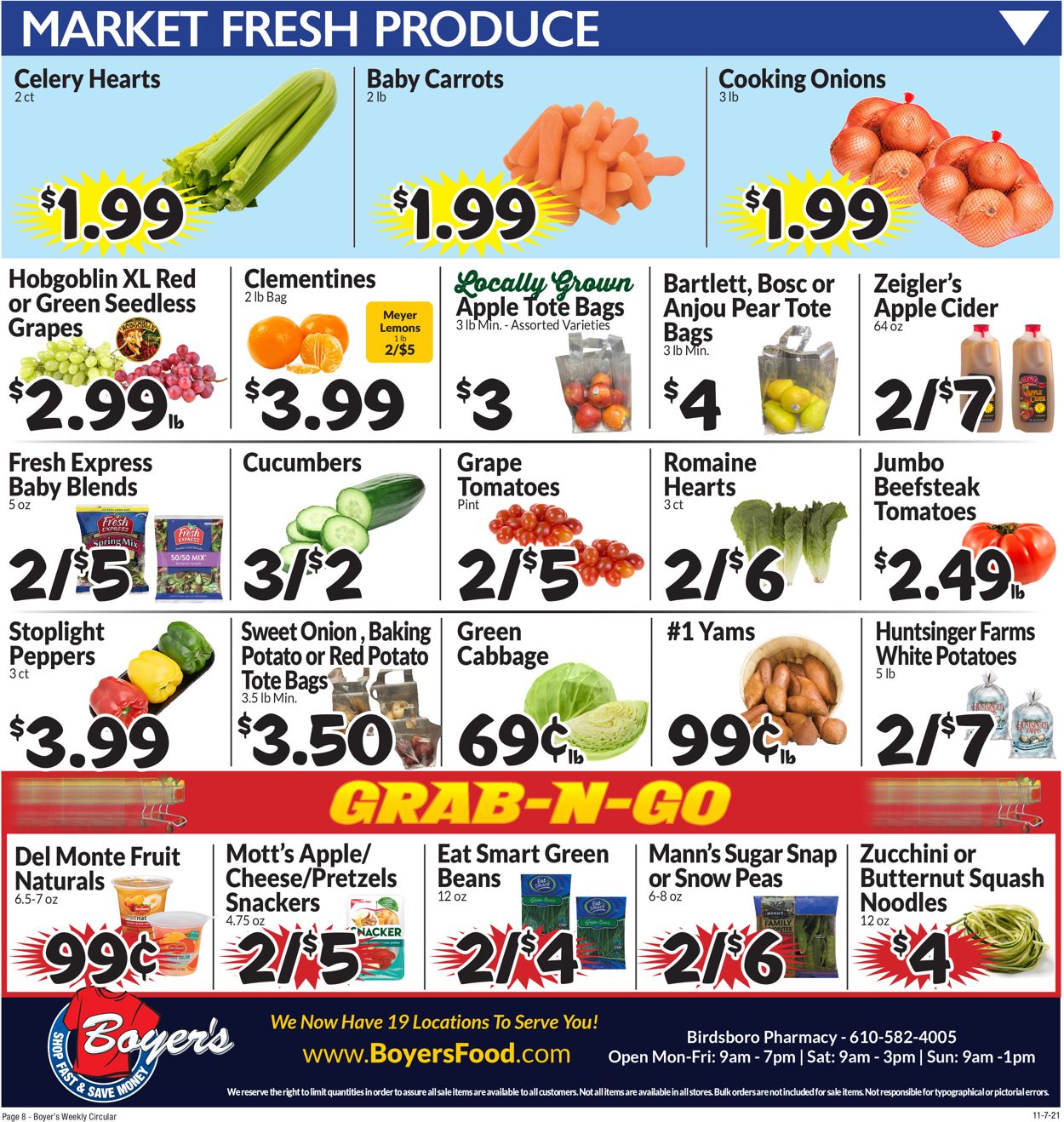 Boyer's Food Markets Weekly Ad Circular - valid 11/07-11/13/2021 (Page 11)