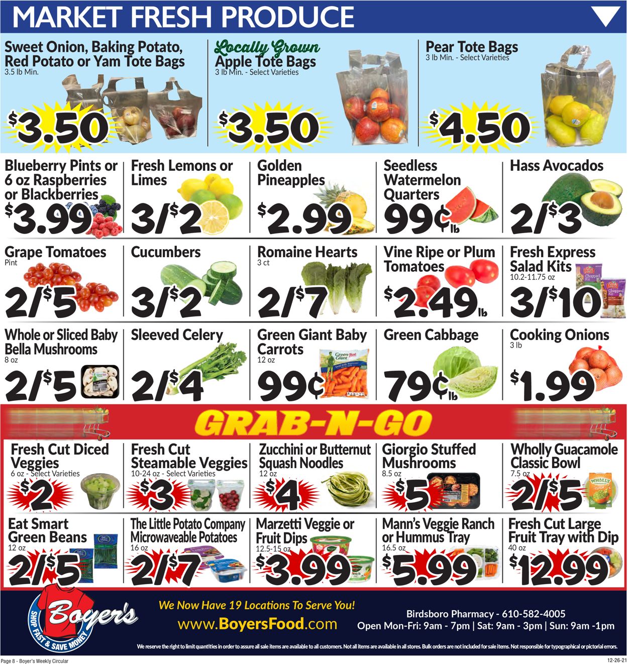 Boyer's Food Markets Weekly Ad Circular - valid 12/26-01/01/2022 (Page 11)