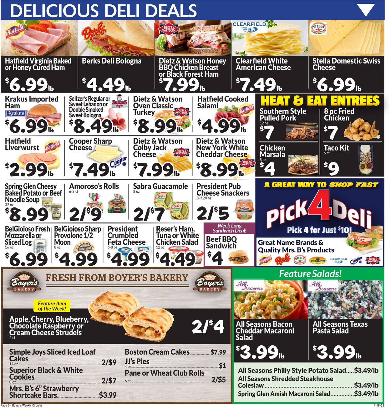 Boyer's Food Markets Weekly Ad Circular - valid 01/16-01/22/2022 (Page 5)