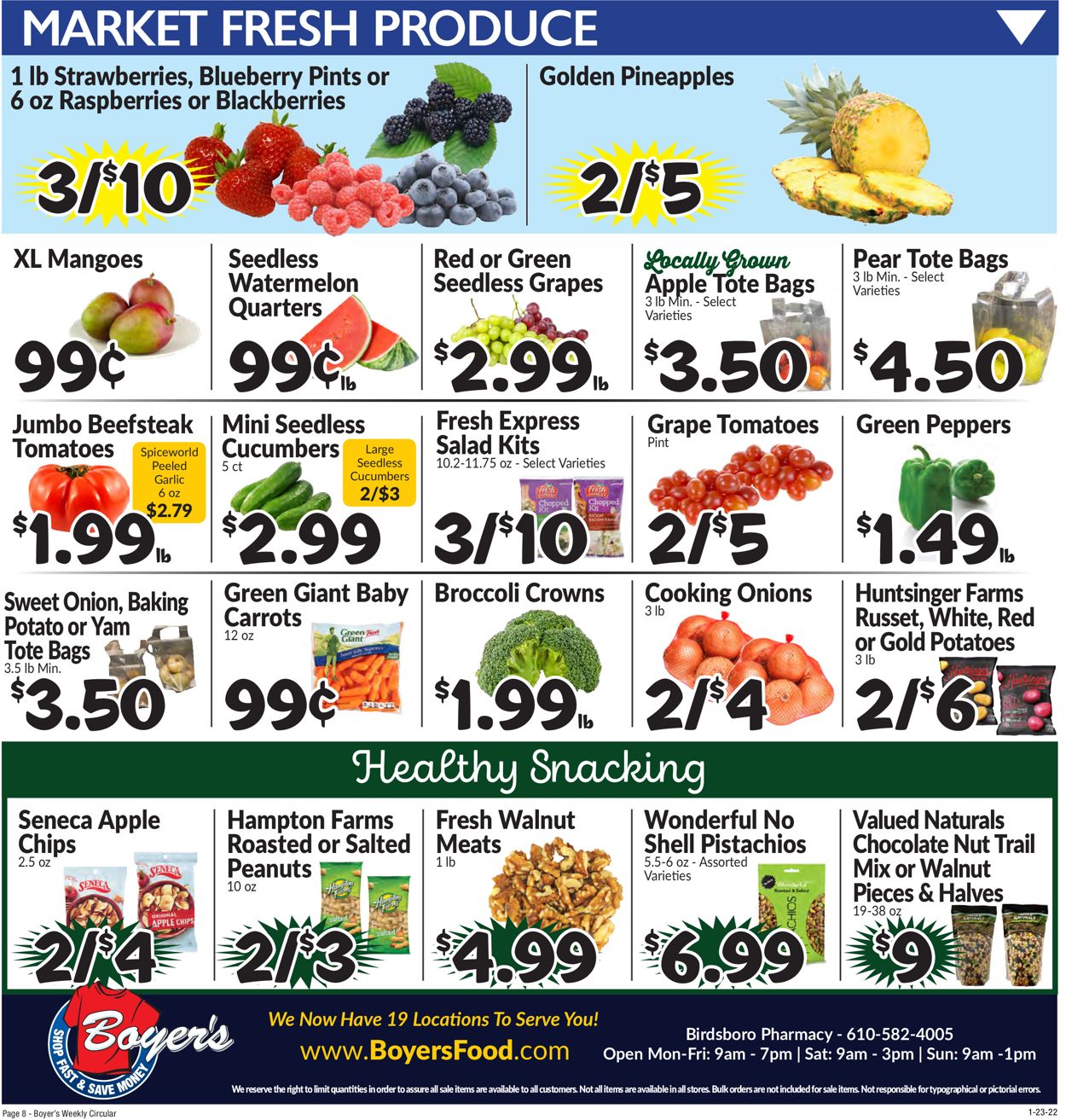 Boyer's Food Markets Weekly Ad Circular - valid 01/23-01/29/2022 (Page 11)