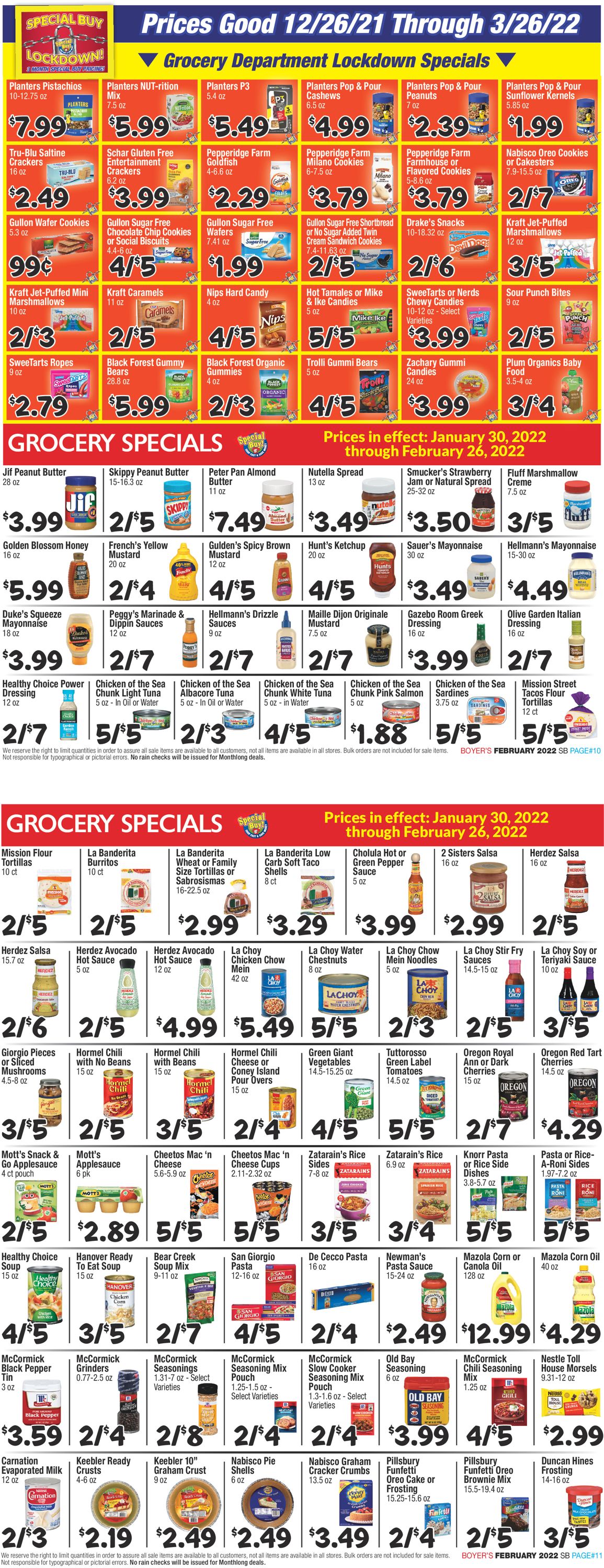 Boyer's Food Markets Weekly Ad Circular - valid 12/26-03/26/2022 (Page 6)