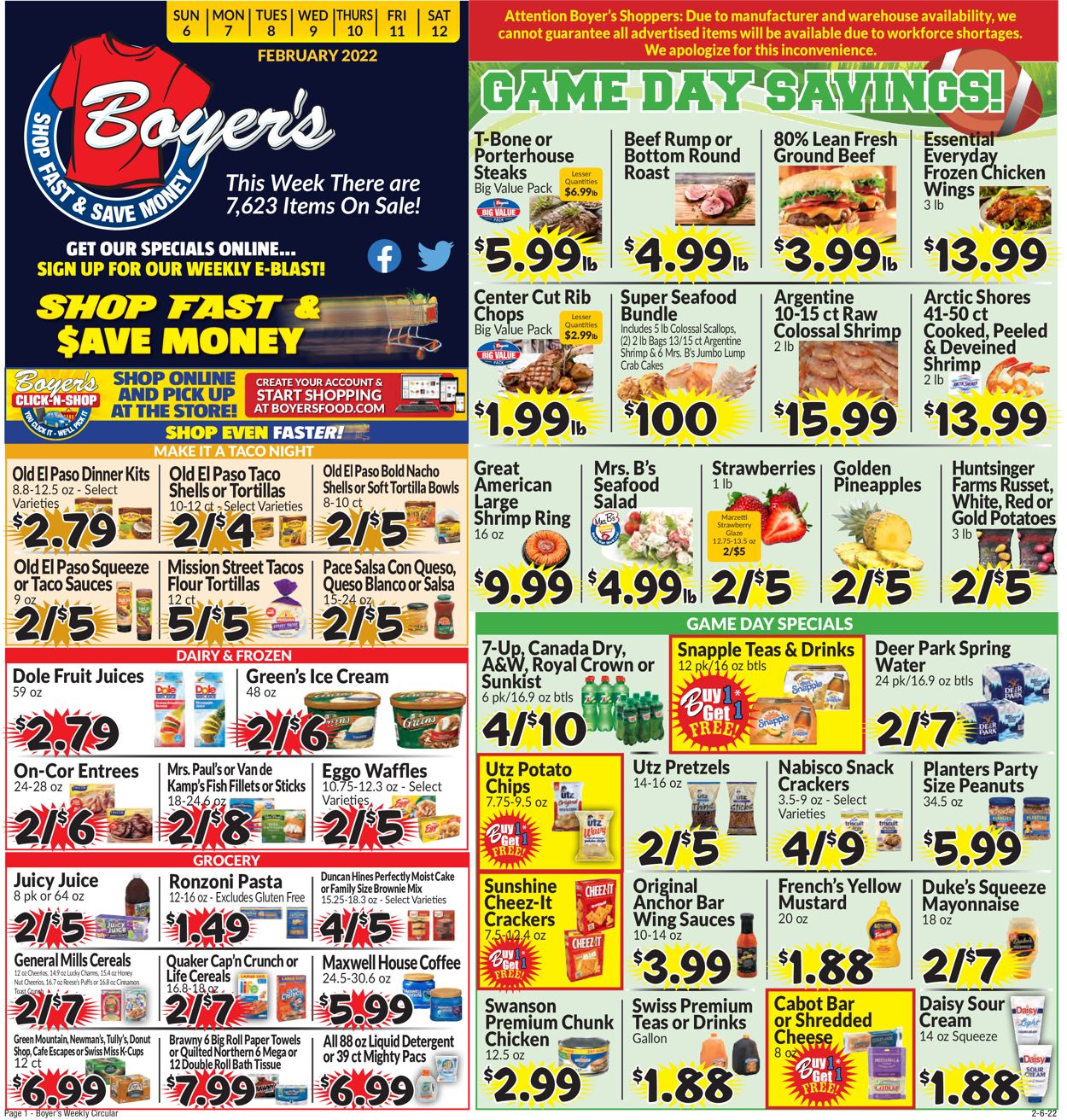 Boyer's Food Markets Weekly Ad Circular - valid 02/06-02/12/2022 (Page 3)
