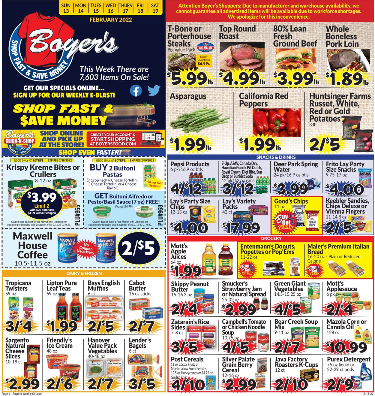 Boyer's Food Markets Weekly Ad Circular - valid 02/13-02/19/2022 (Page 3)