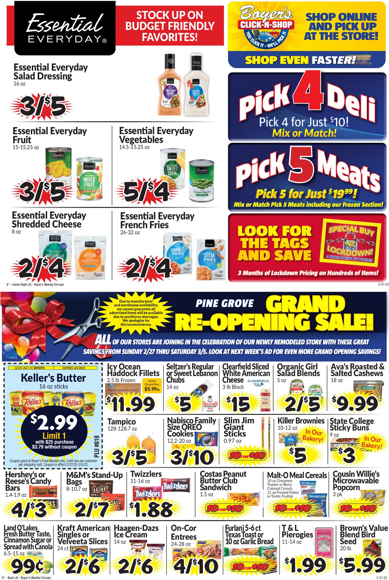 Boyer's Food Markets Weekly Ad Circular - valid 02/27-03/05/2022 (Page 2)
