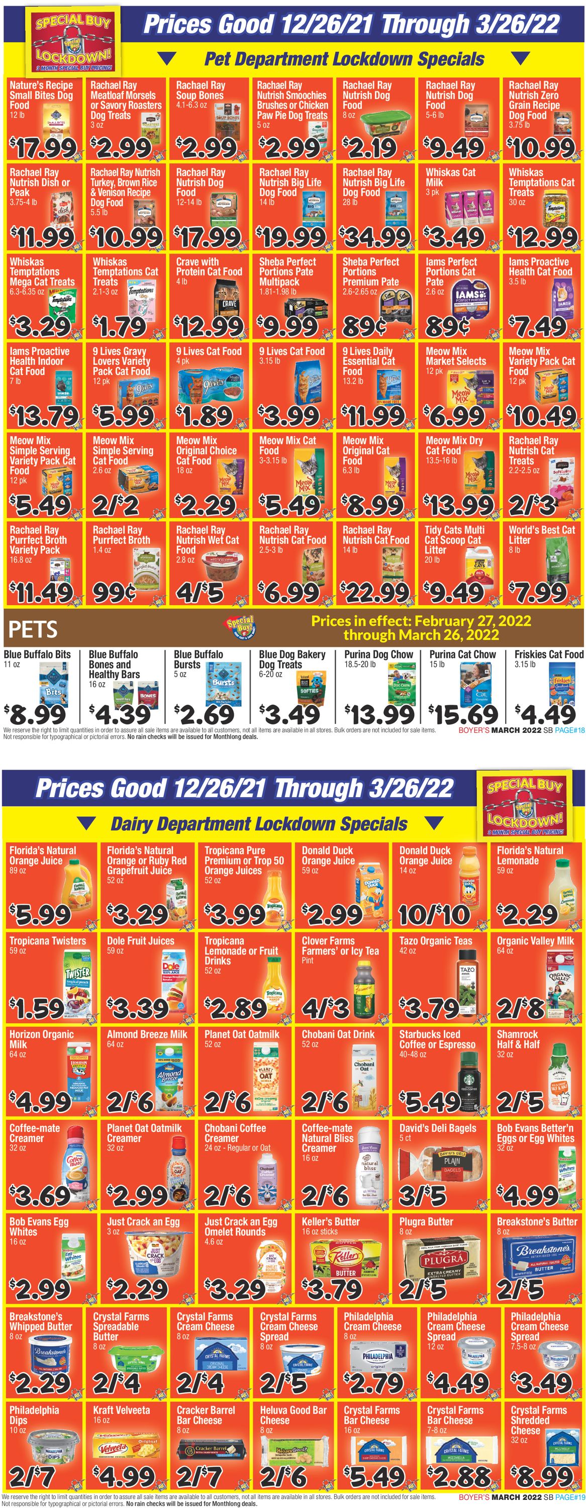 Boyer's Food Markets Weekly Ad Circular - valid 02/27-03/26/2022 (Page 10)