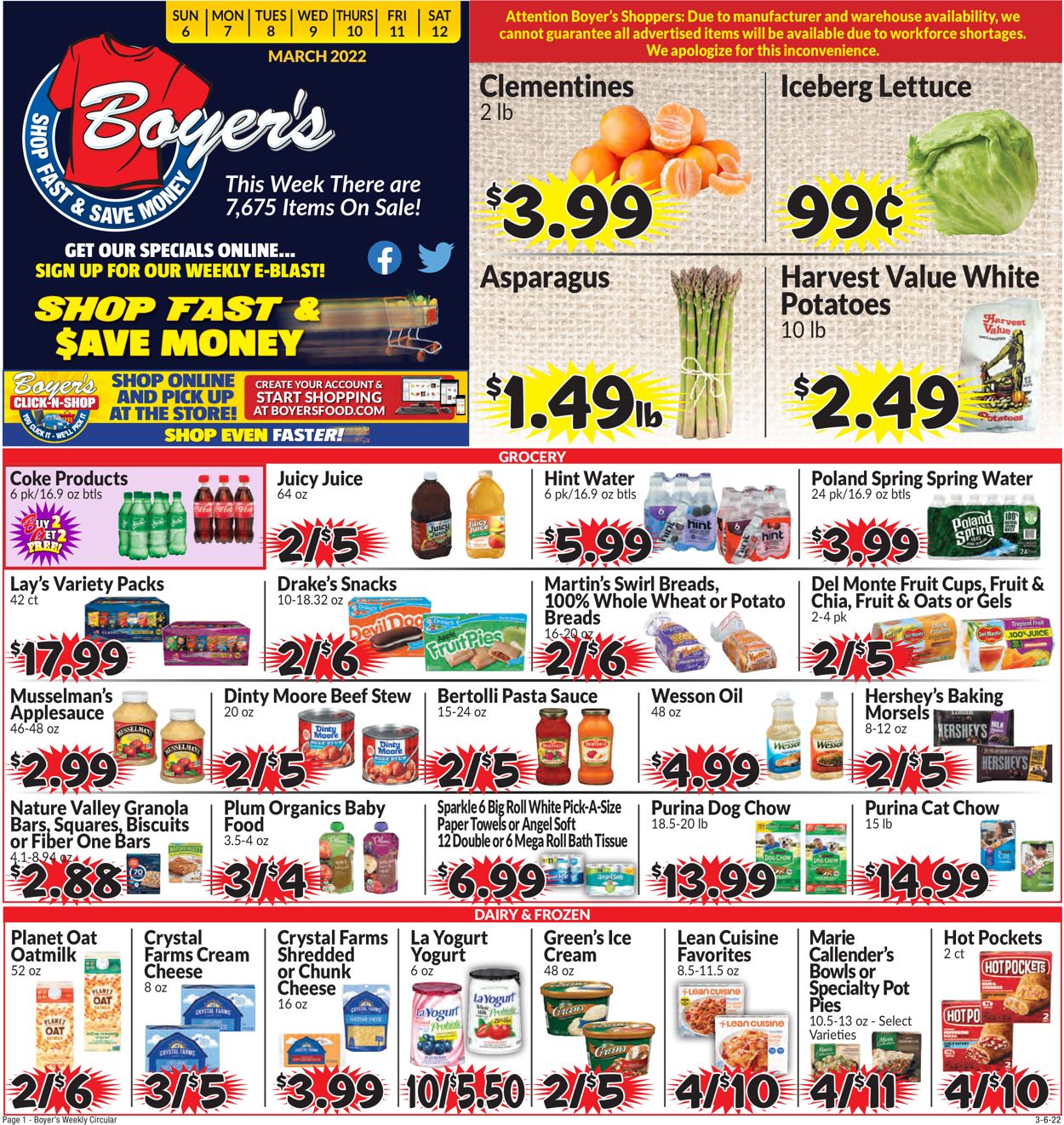 Boyer's Food Markets Weekly Ad Circular - valid 03/06-03/12/2022 (Page 5)
