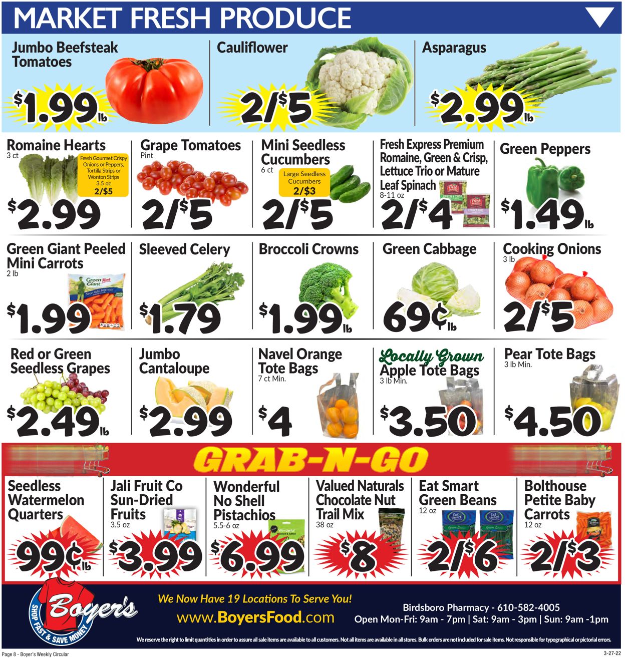 Boyer's Food Markets Weekly Ad Circular - valid 03/27-04/02/2022 (Page 11)