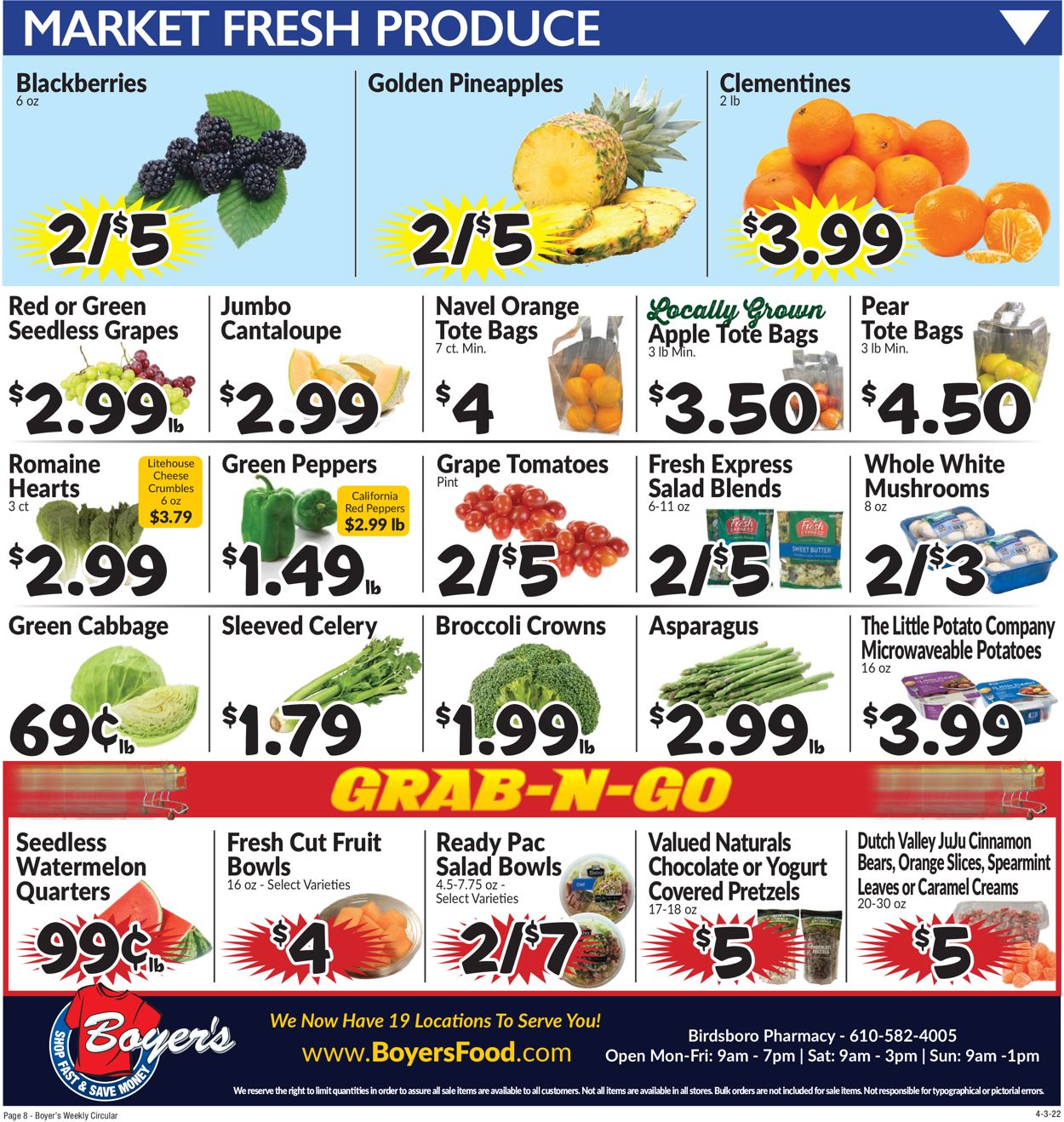 Boyer's Food Markets Weekly Ad Circular - valid 04/03-04/09/2022 (Page 11)