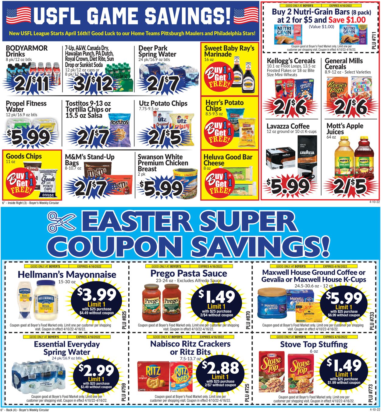 Boyer's Food Markets EASTER 2022 Weekly Ad Circular - valid 04/10-04/16/2022 (Page 2)
