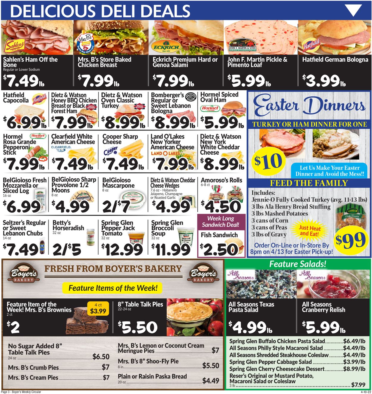 Boyer's Food Markets EASTER 2022 Weekly Ad Circular - valid 04/10-04/16/2022 (Page 5)