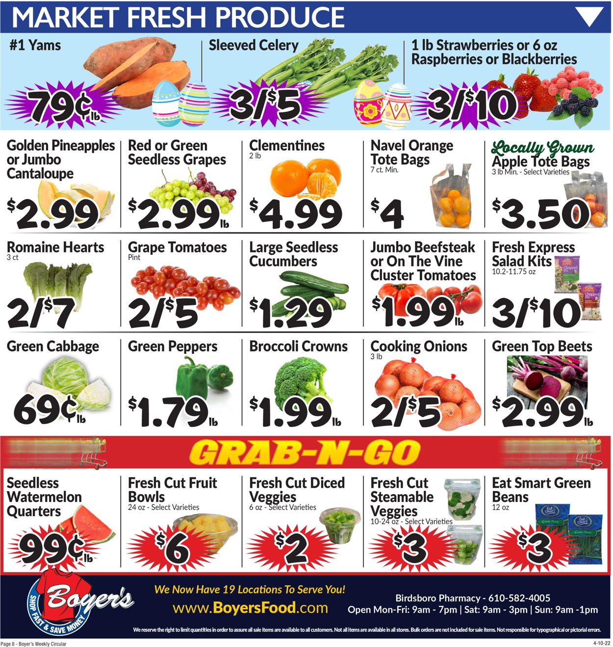 Boyer's Food Markets EASTER 2022 Weekly Ad Circular - valid 04/10-04/16/2022 (Page 11)