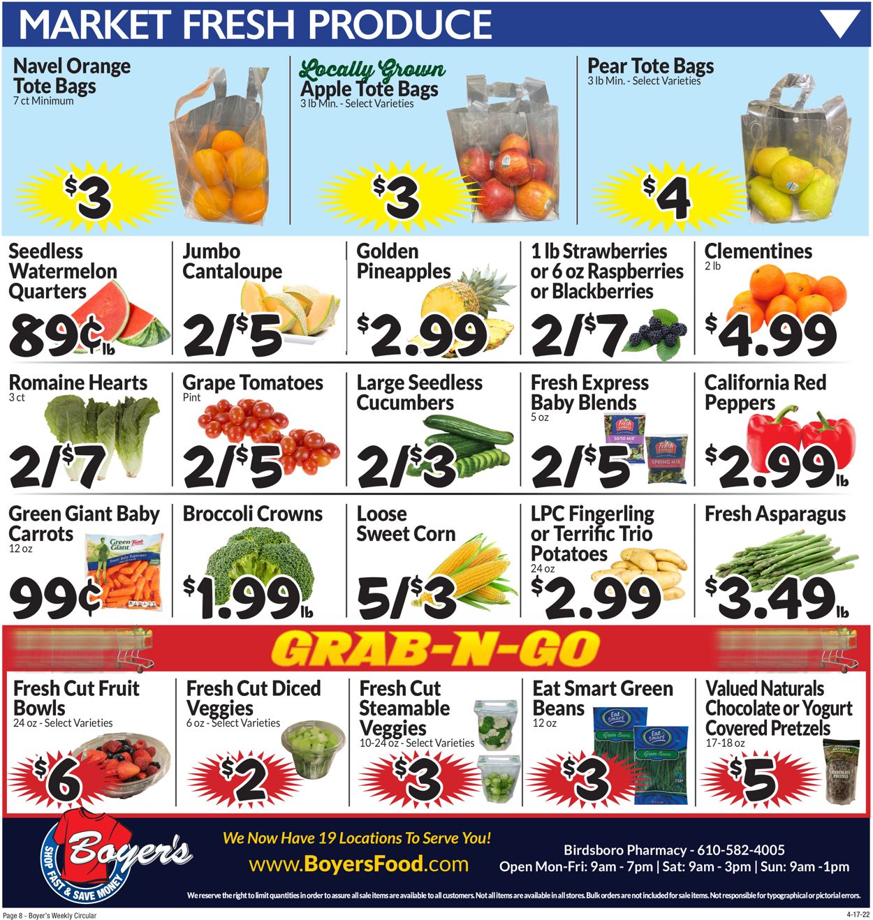 Boyer's Food Markets Weekly Ad Circular - valid 04/17-04/23/2022 (Page 11)