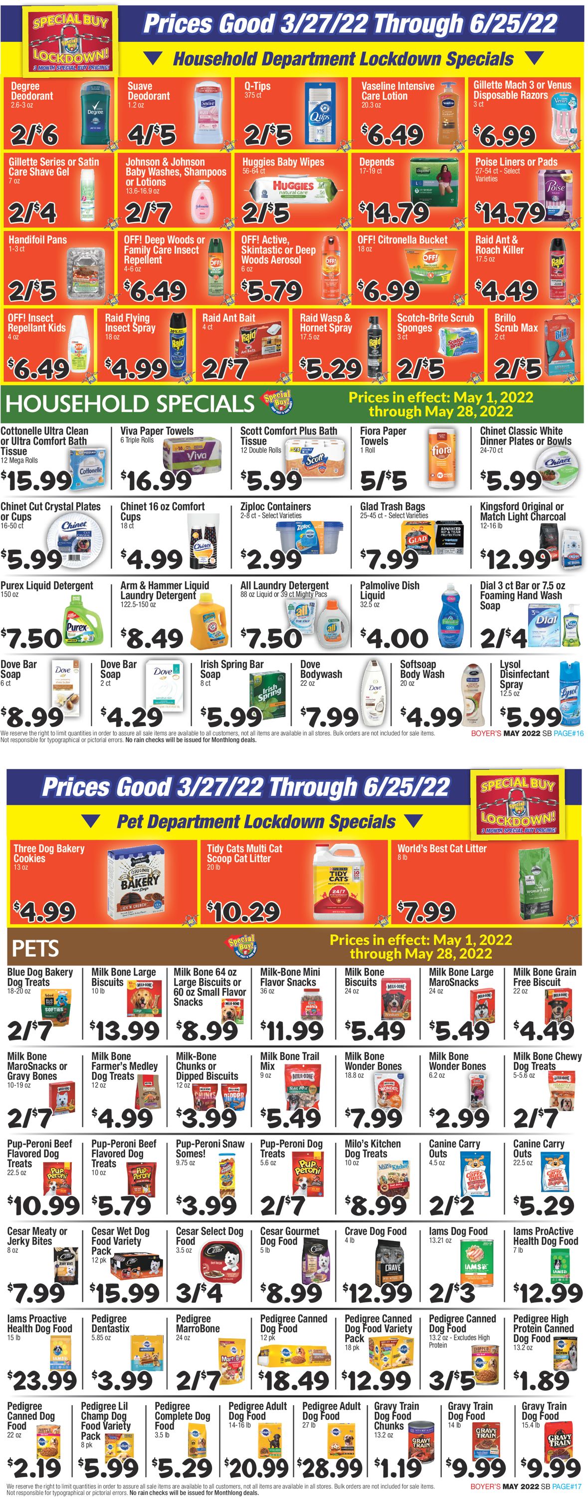 Boyer's Food Markets Weekly Ad Circular - valid 05/01-05/28/2022 (Page 9)
