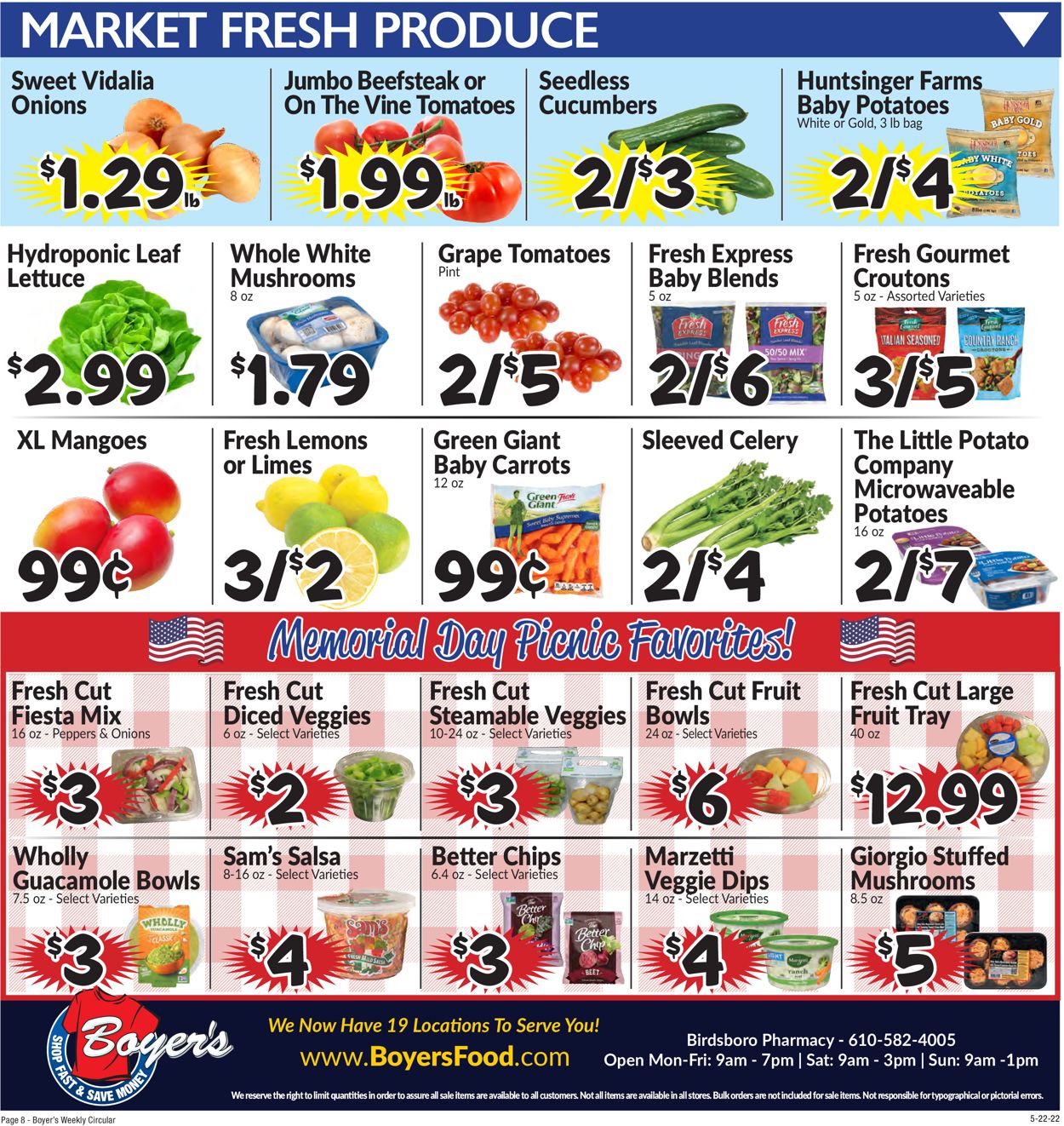 Boyer's Food Markets Weekly Ad Circular - valid 05/22-05/28/2022 (Page 11)
