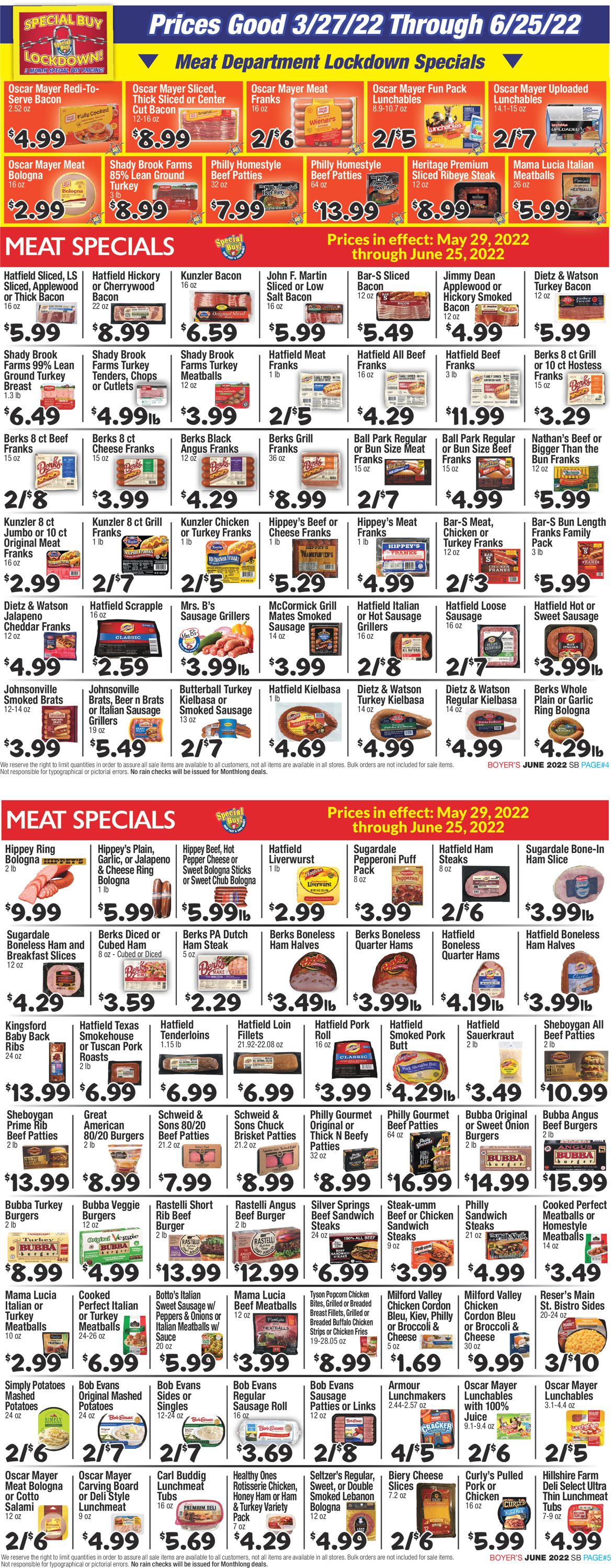 Boyer's Food Markets Weekly Ad Circular - valid 05/29-06/25/2022 (Page 3)