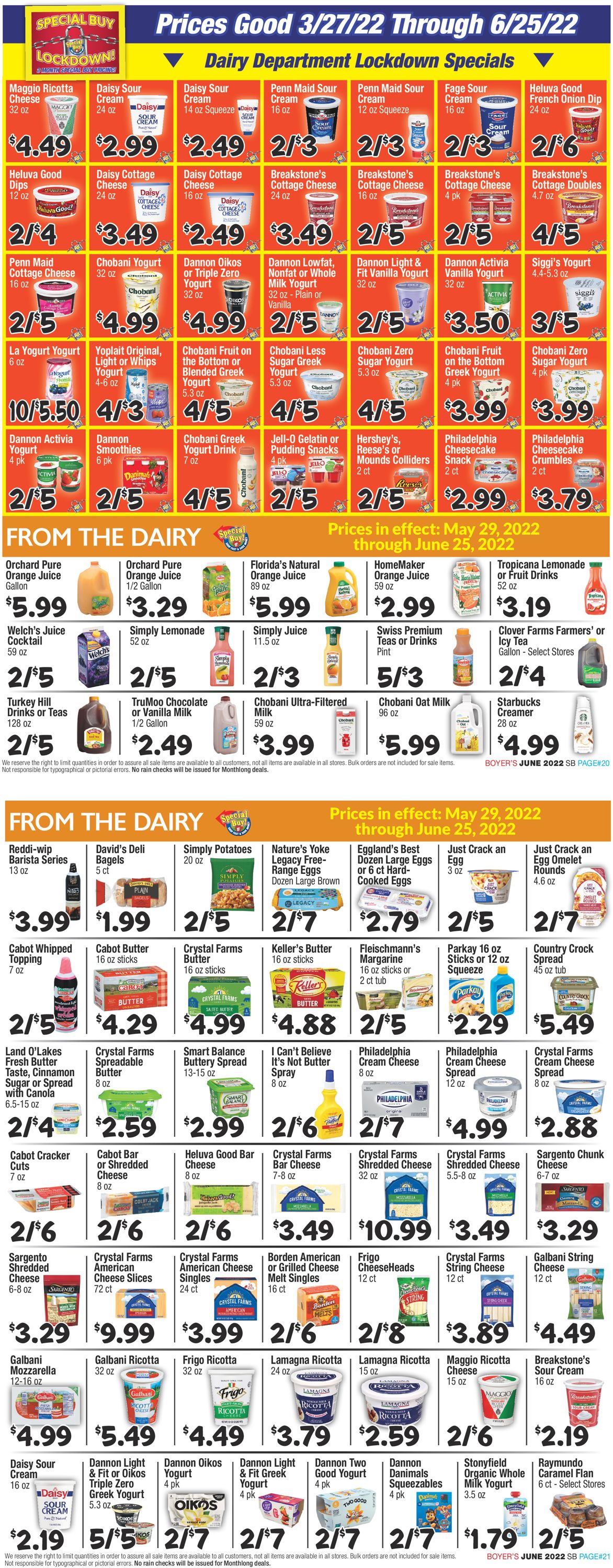 Boyer's Food Markets Weekly Ad Circular - valid 05/29-06/25/2022 (Page 11)
