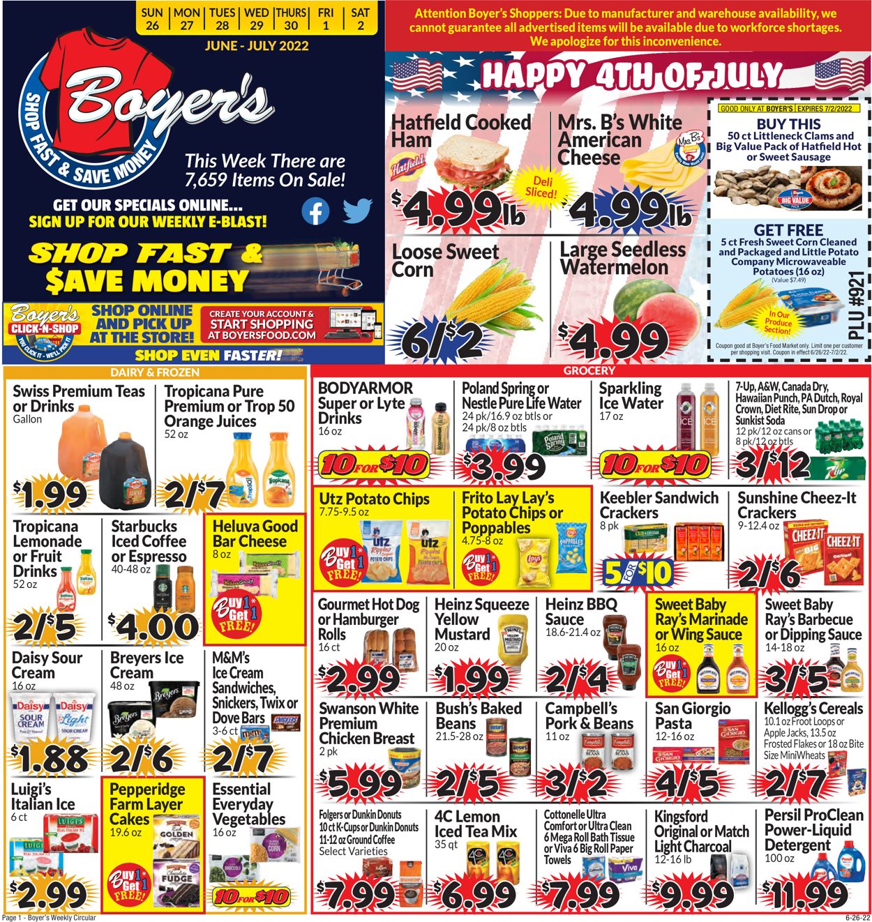 Boyer's Food Markets Weekly Ad Circular - valid 06/26-07/02/2022 (Page 3)