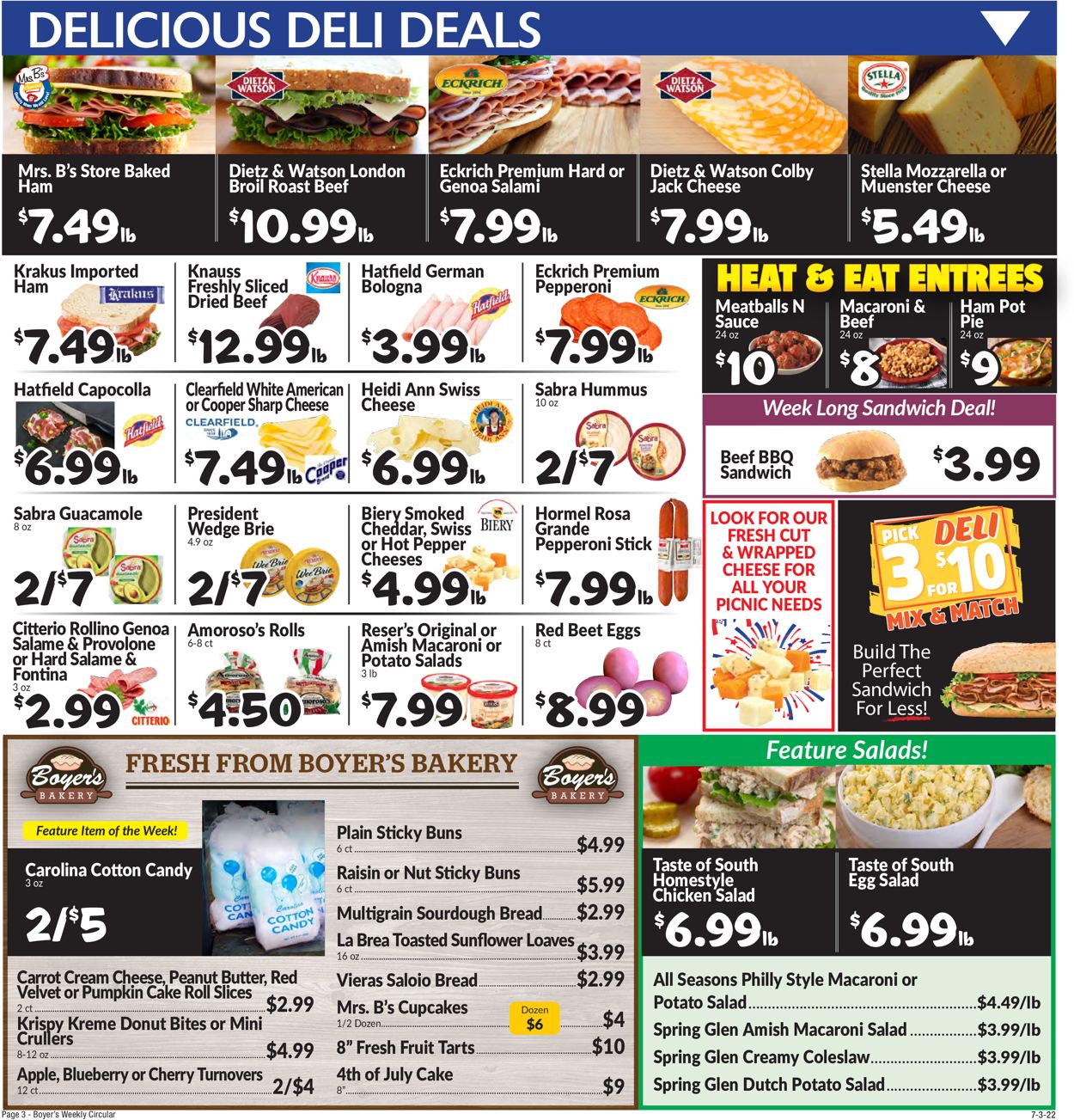 Boyer's Food Markets Weekly Ad Circular - valid 07/03-07/09/2022 (Page 5)